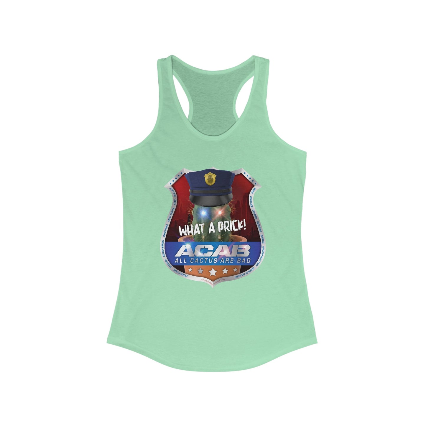 DK210: A.C.A.B. (Cactus Edition) - Ladies Raceback Tank