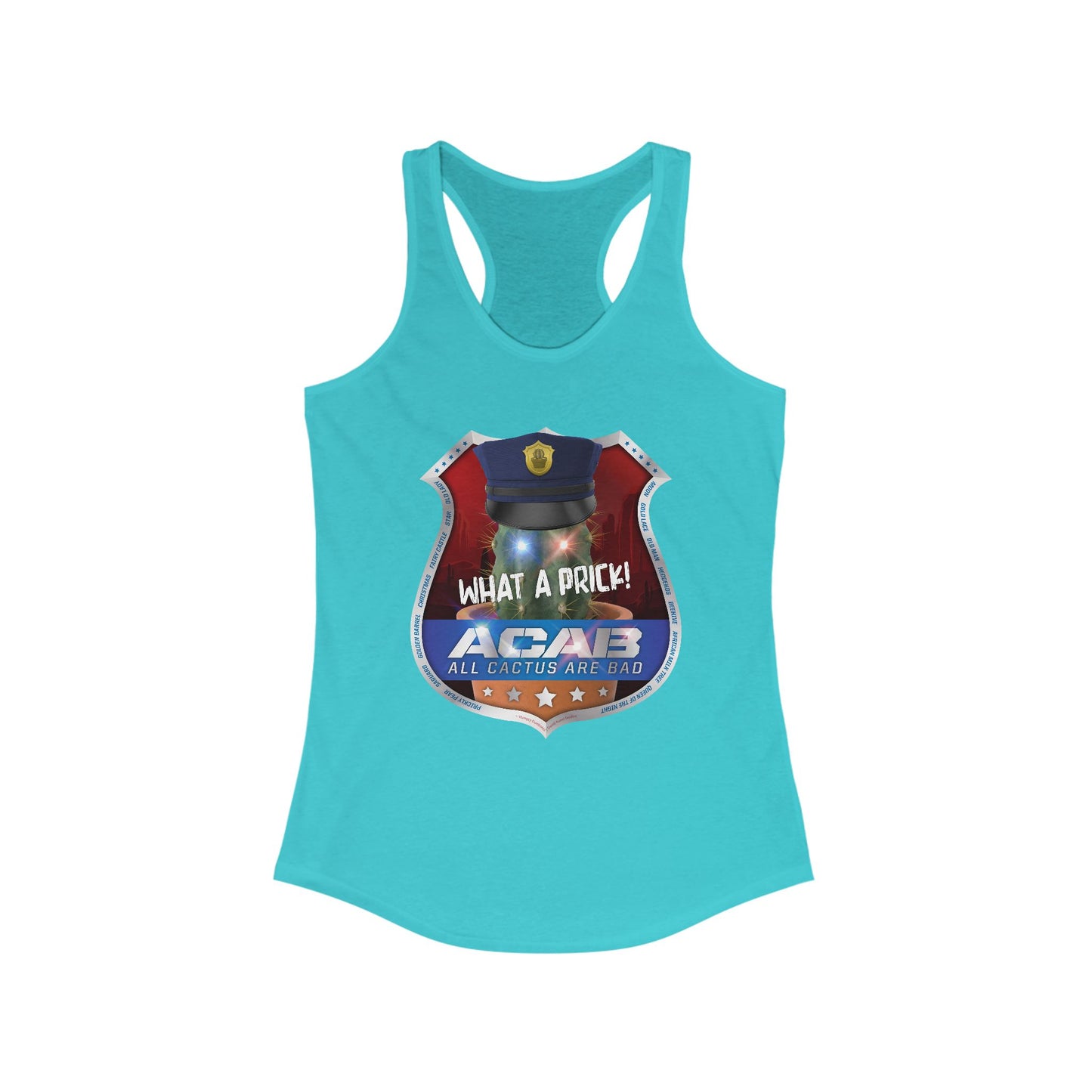 DK210: A.C.A.B. (Cactus Edition) - Ladies Raceback Tank