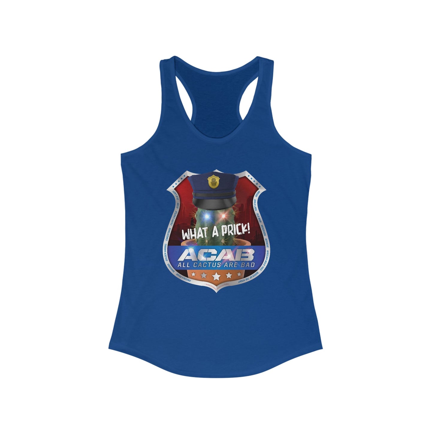 DK210: A.C.A.B. (Cactus Edition) - Ladies Raceback Tank