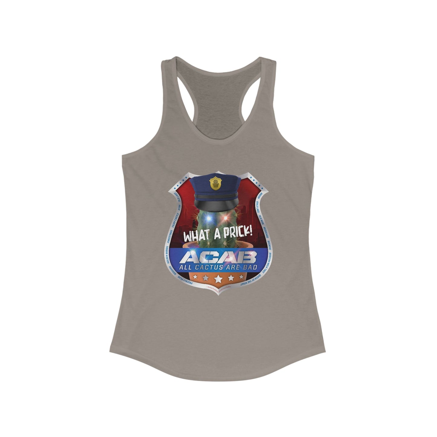 DK210: A.C.A.B. (Cactus Edition) - Ladies Raceback Tank