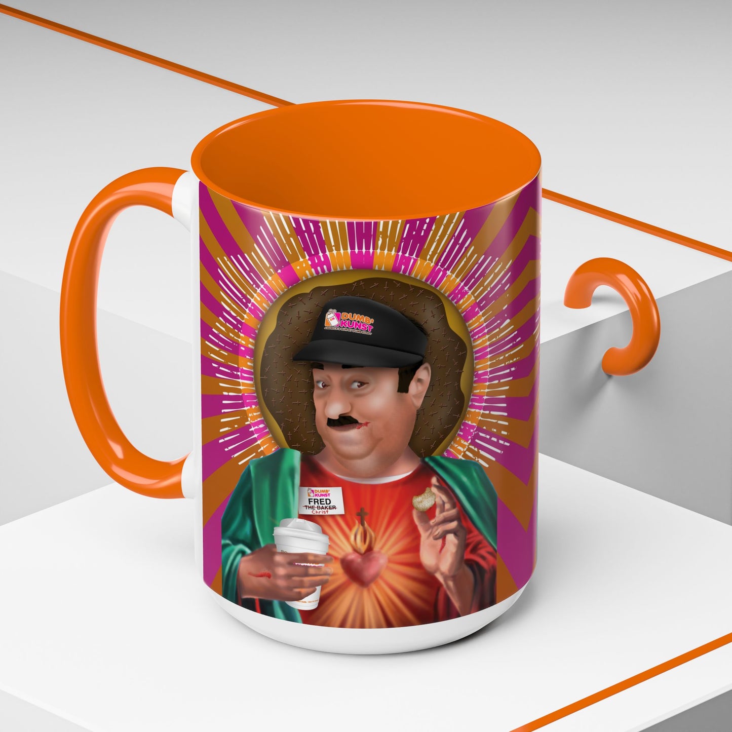 DK92: Fred Christ's Jelly Stigmata - Ceramic Coffee Mugs