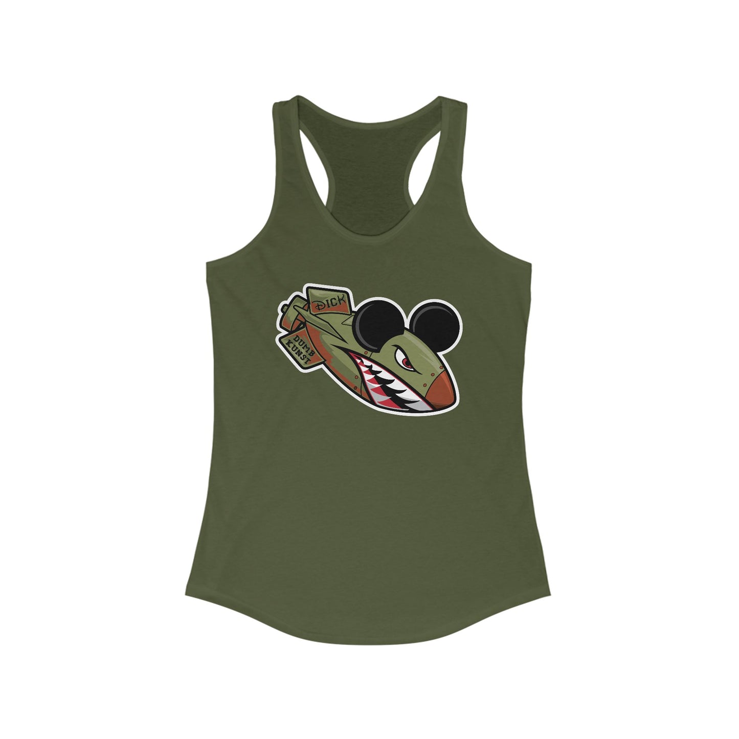DK20: Meet Dick. He's The Bomb! - Ladies Racerback Tank