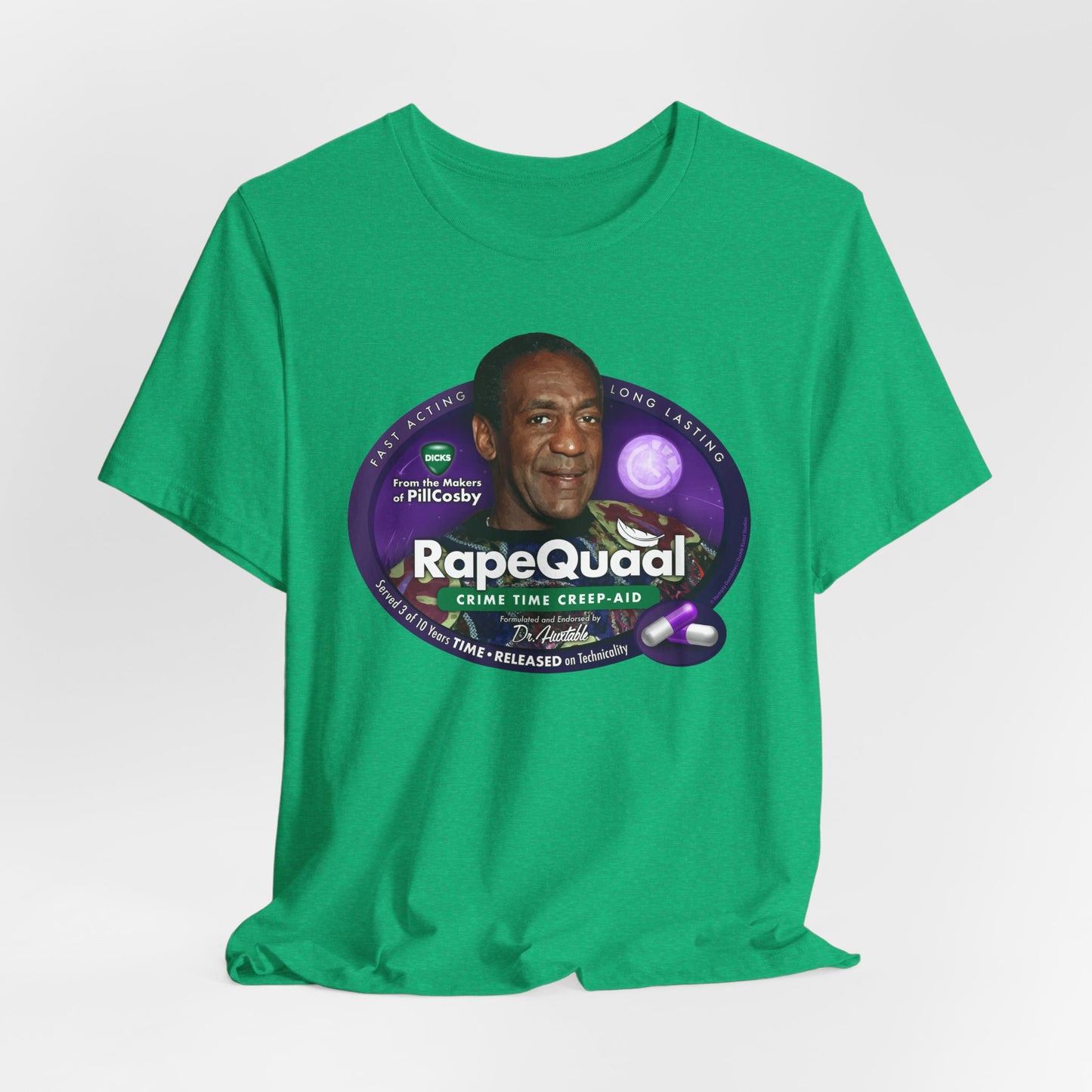DK102: RapeQuaal by Pill Cosby - Unisex S/S T-Shirt
