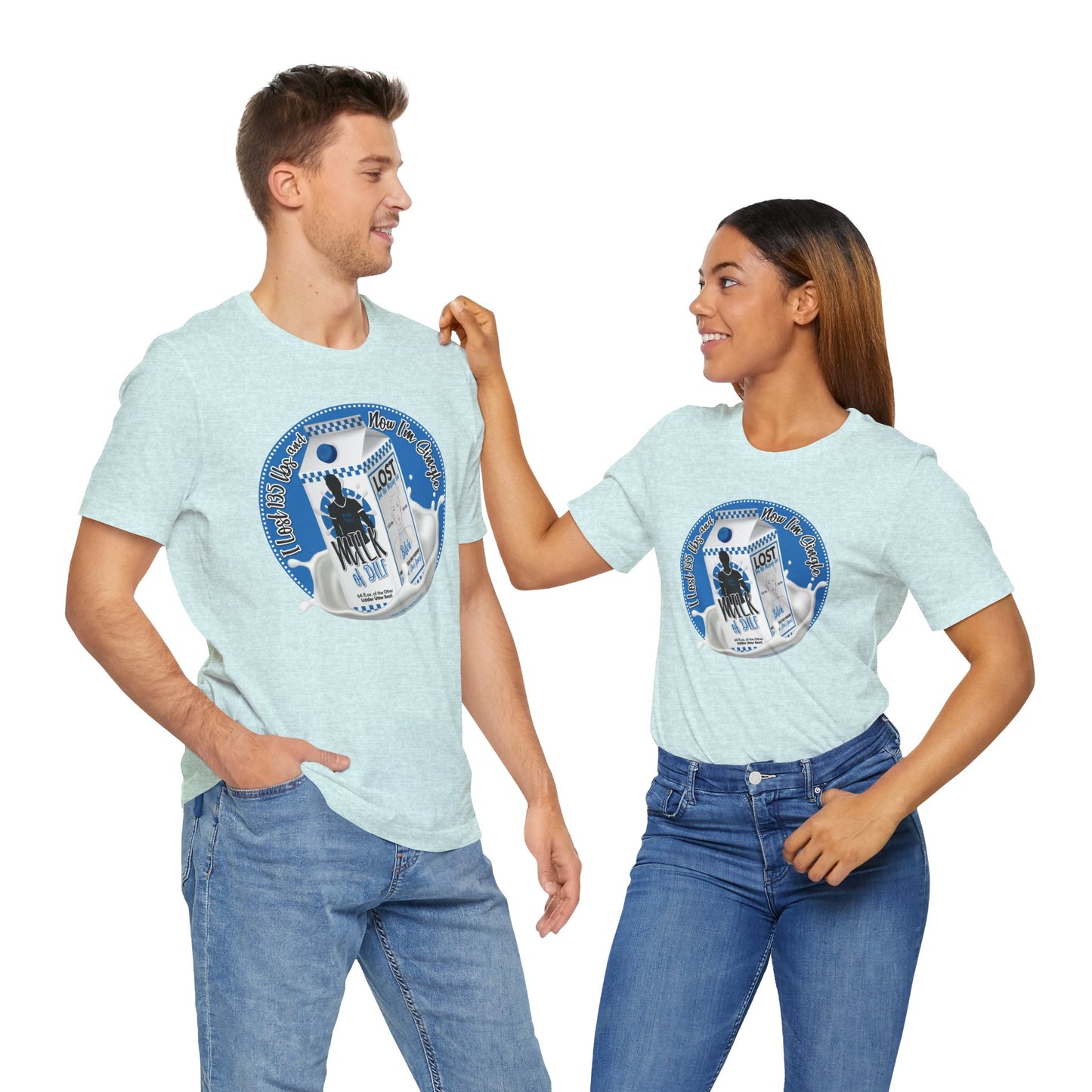 DK91: Not Really "Missing" (Lost 135 lbs / His Edition) - Unisex S/S T-Shirt