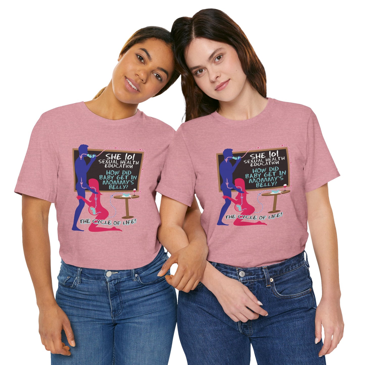 DK184: Baby In The Belly - Unisex S/S T-Shirt