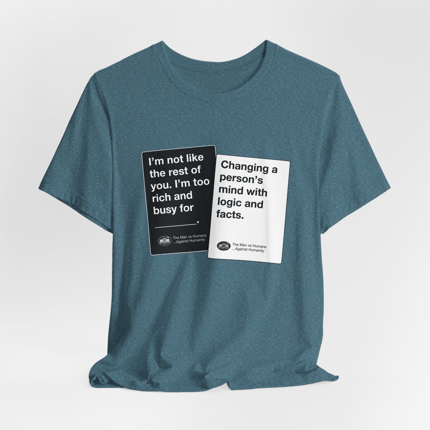 DK180: Humans Against Humanity (Logic & Facts Edition) - Unisex S/S T-Shirt