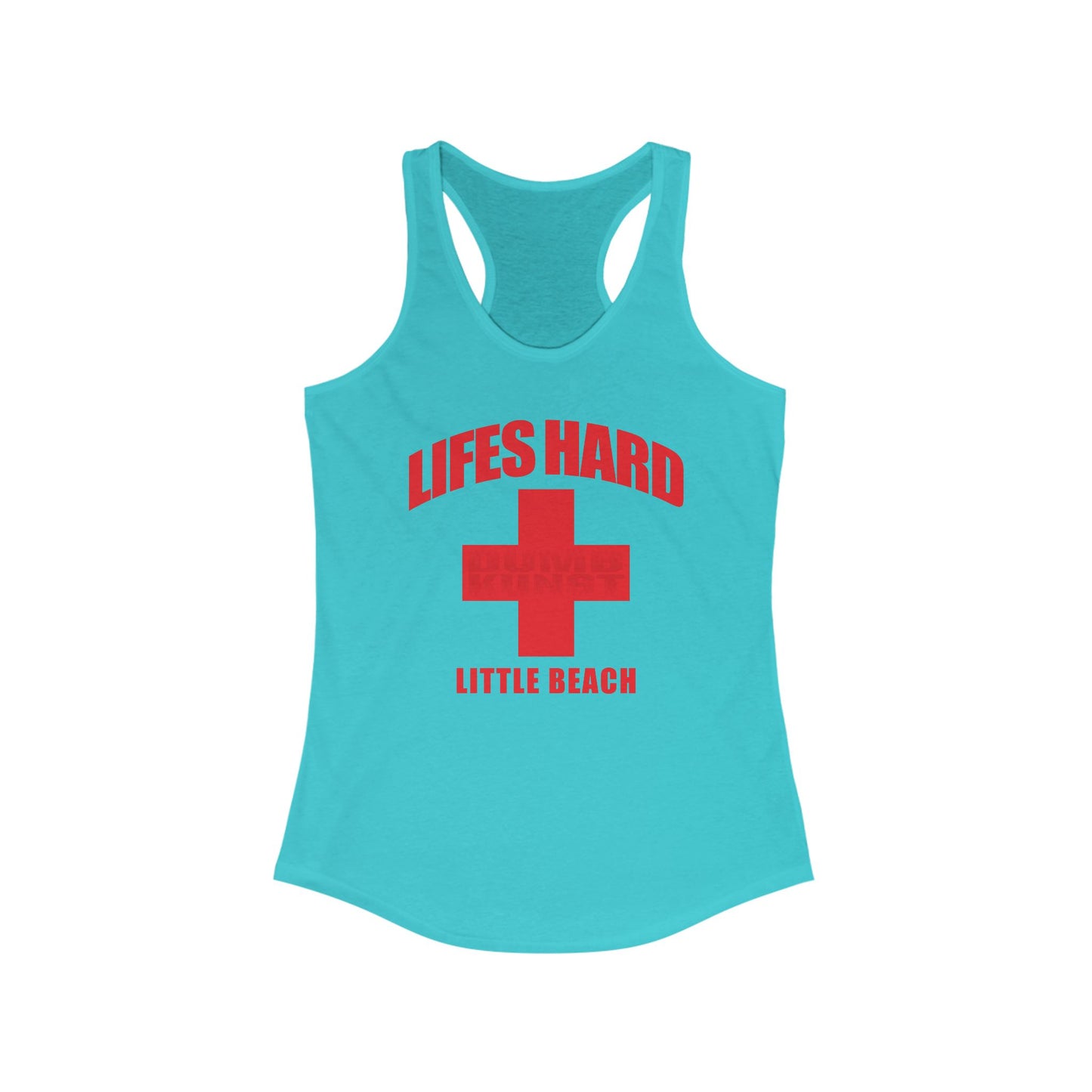 DK42: LIFESHARD - Little Beach - Ladies Racerback Tank