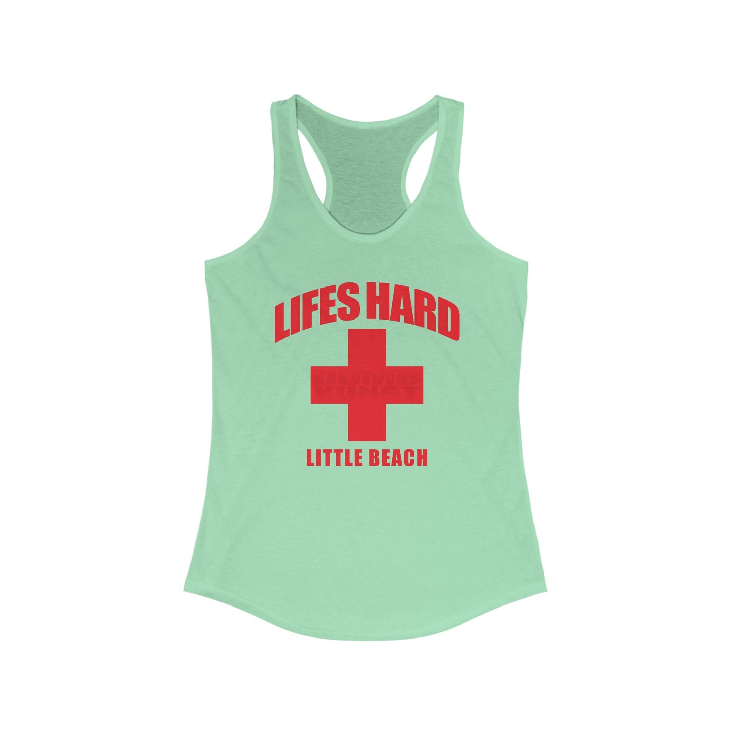 DK42: LIFESHARD - Little Beach - Ladies Racerback Tank