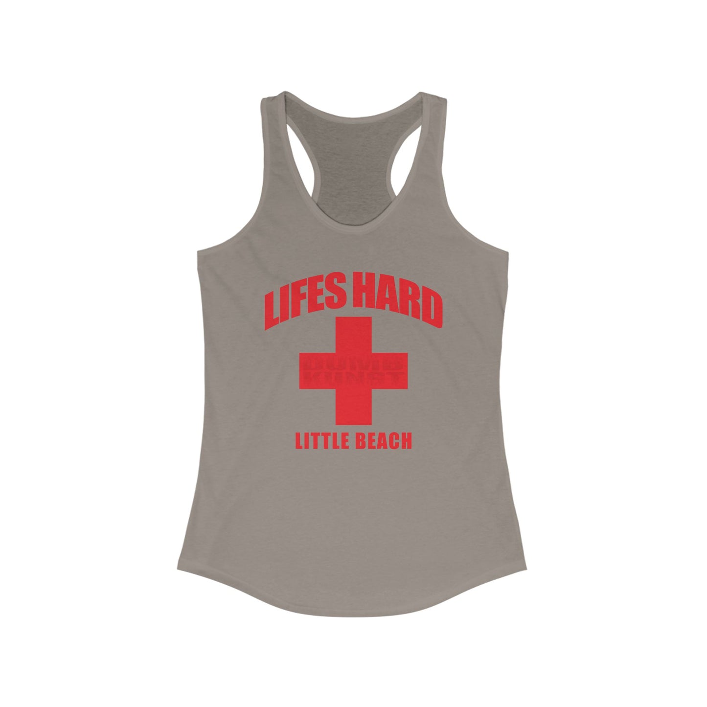 DK42: LIFESHARD - Little Beach - Ladies Racerback Tank