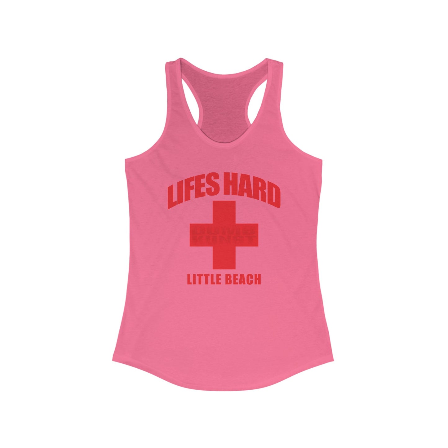 DK42: LIFESHARD - Little Beach - Ladies Racerback Tank