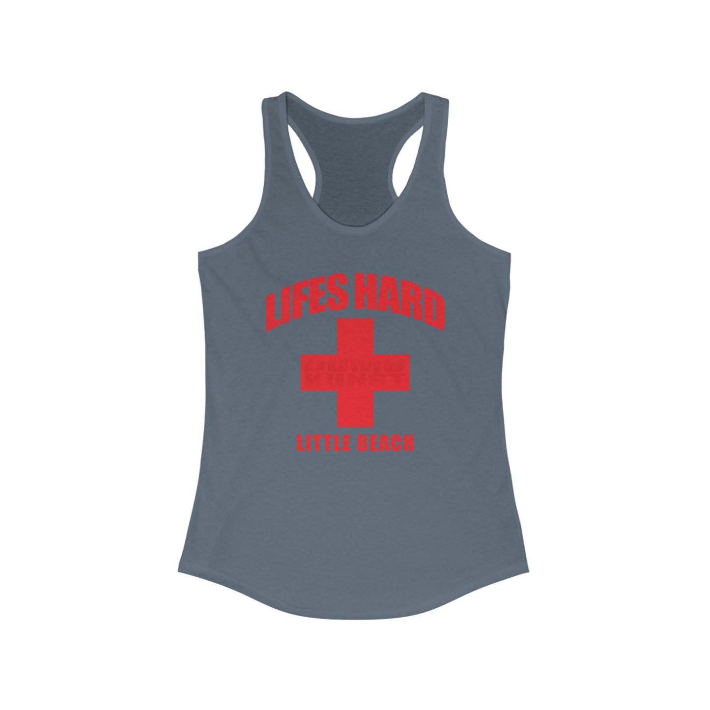 DK42: LIFESHARD - Little Beach - Ladies Racerback Tank