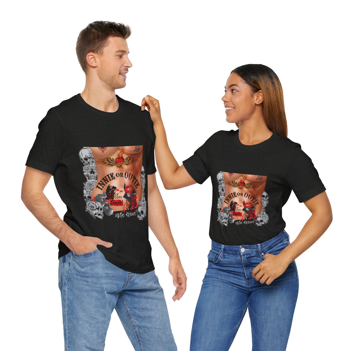 DK215: Innie or Outie - Unisex S/S T-Shirt