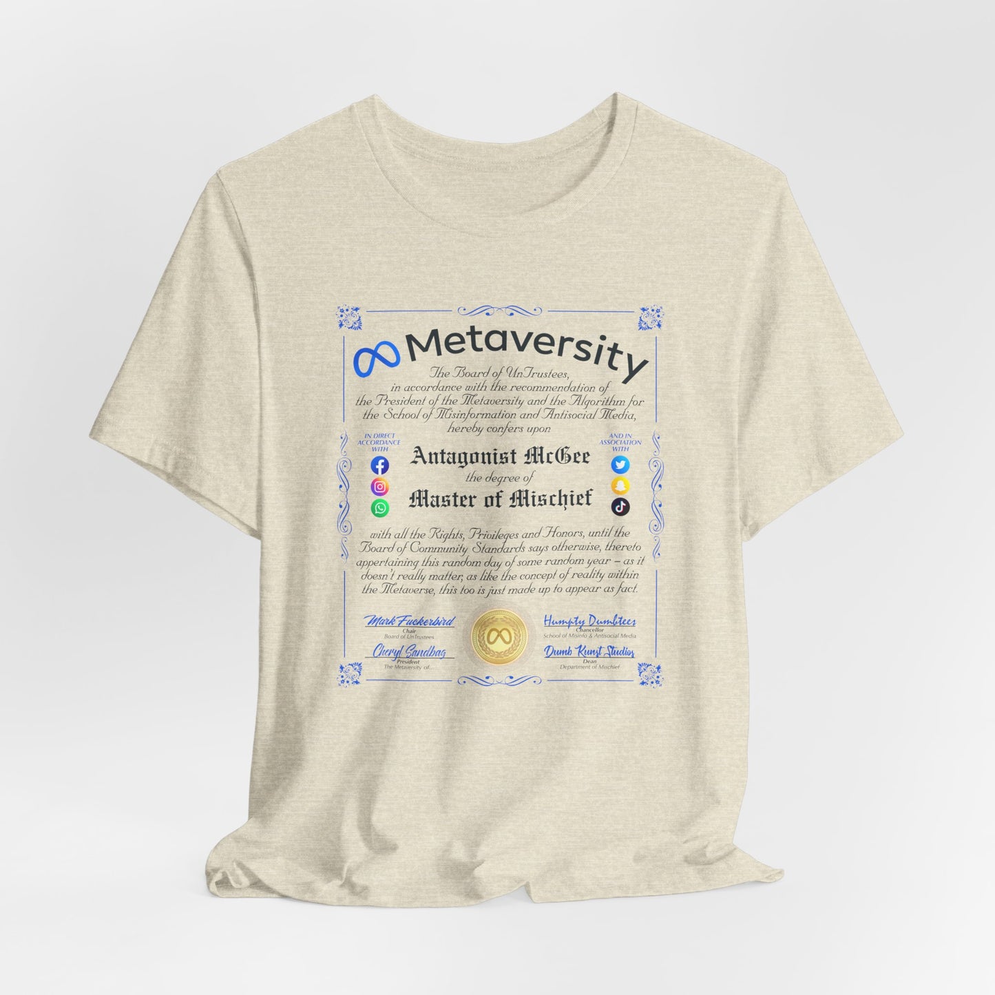 DK160: The Metaversity Of... - Unisex S/S T-Shirt