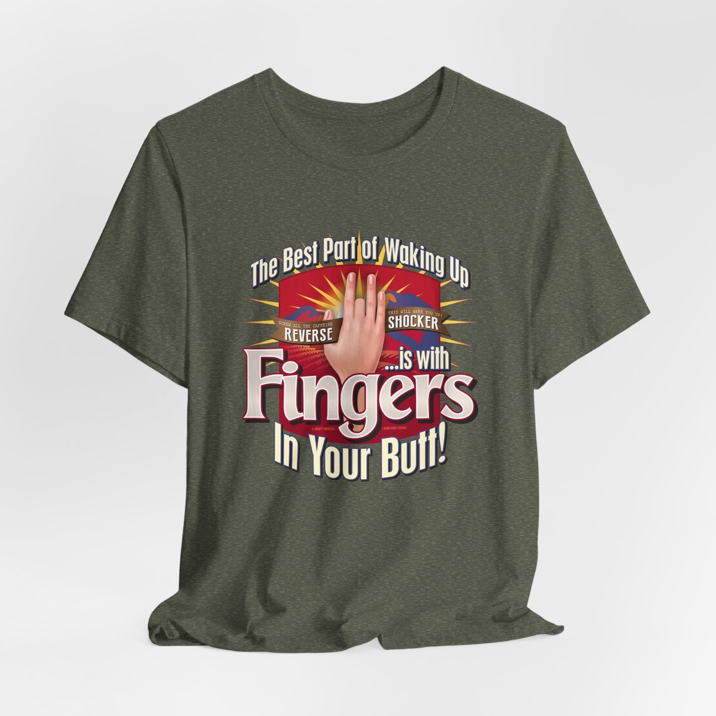 DK104: The Best Part of Waking Up... - Unisex S/S T-Shirt