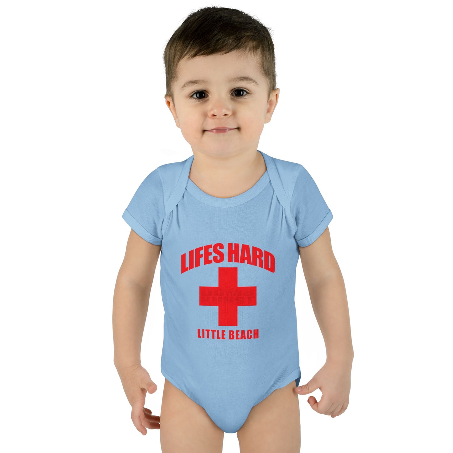 DK42: LIFESHARD - Little Beach - Infant Sized Onsie