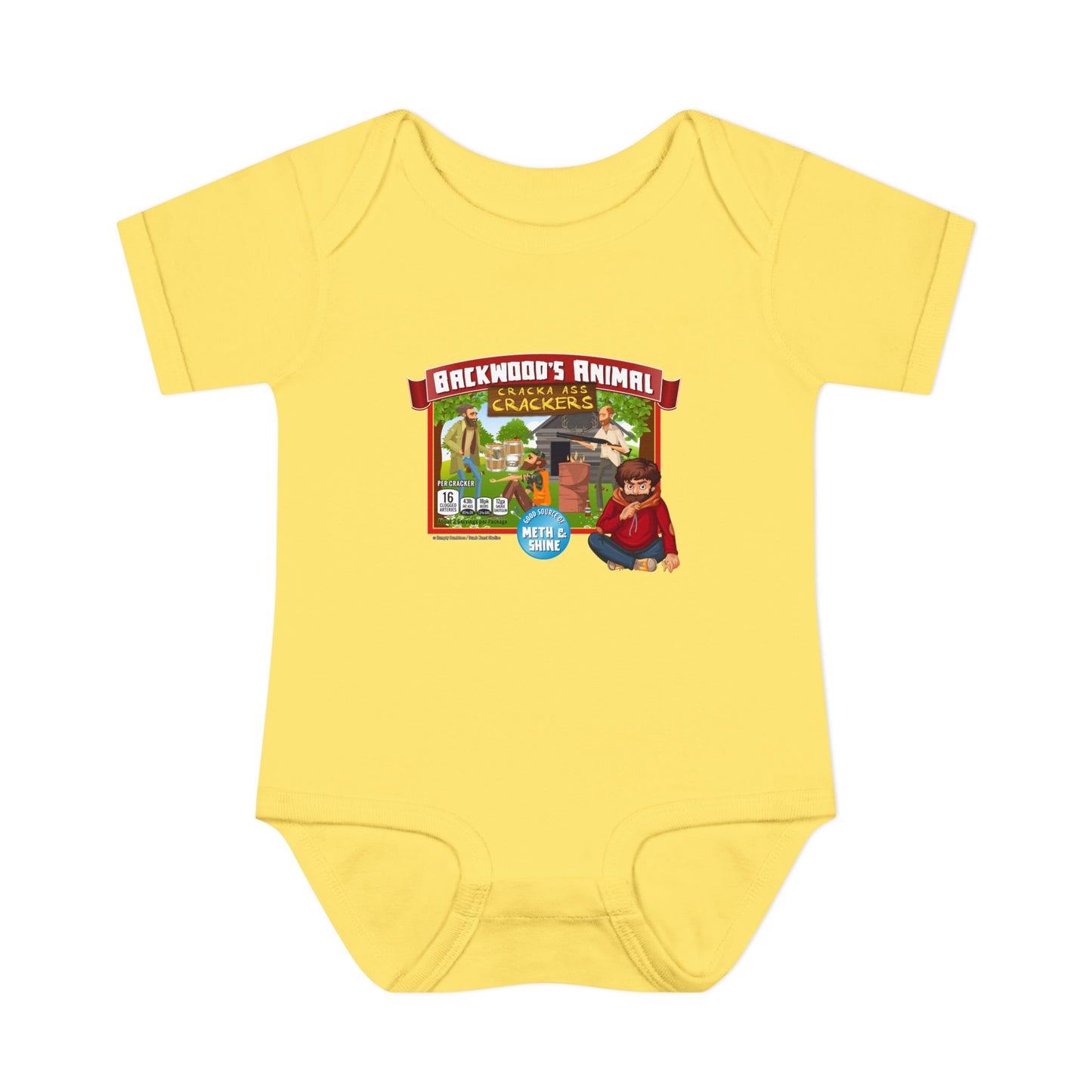 DK77: Animal Cracka' Ass Crackas - Infant Sized Onsie