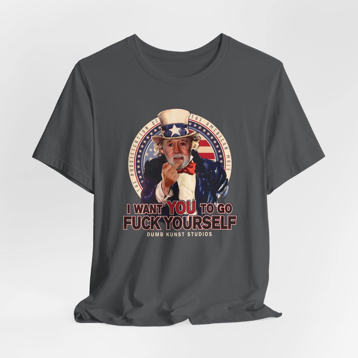DK23: The Pussification of the American Male - Unisex S/S T-Shirt