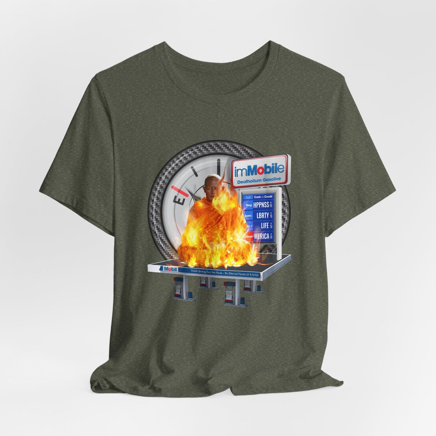 DK93: Deatholium Gasolive (imMOBILe Edition) - Unisex S/S T-Shirt