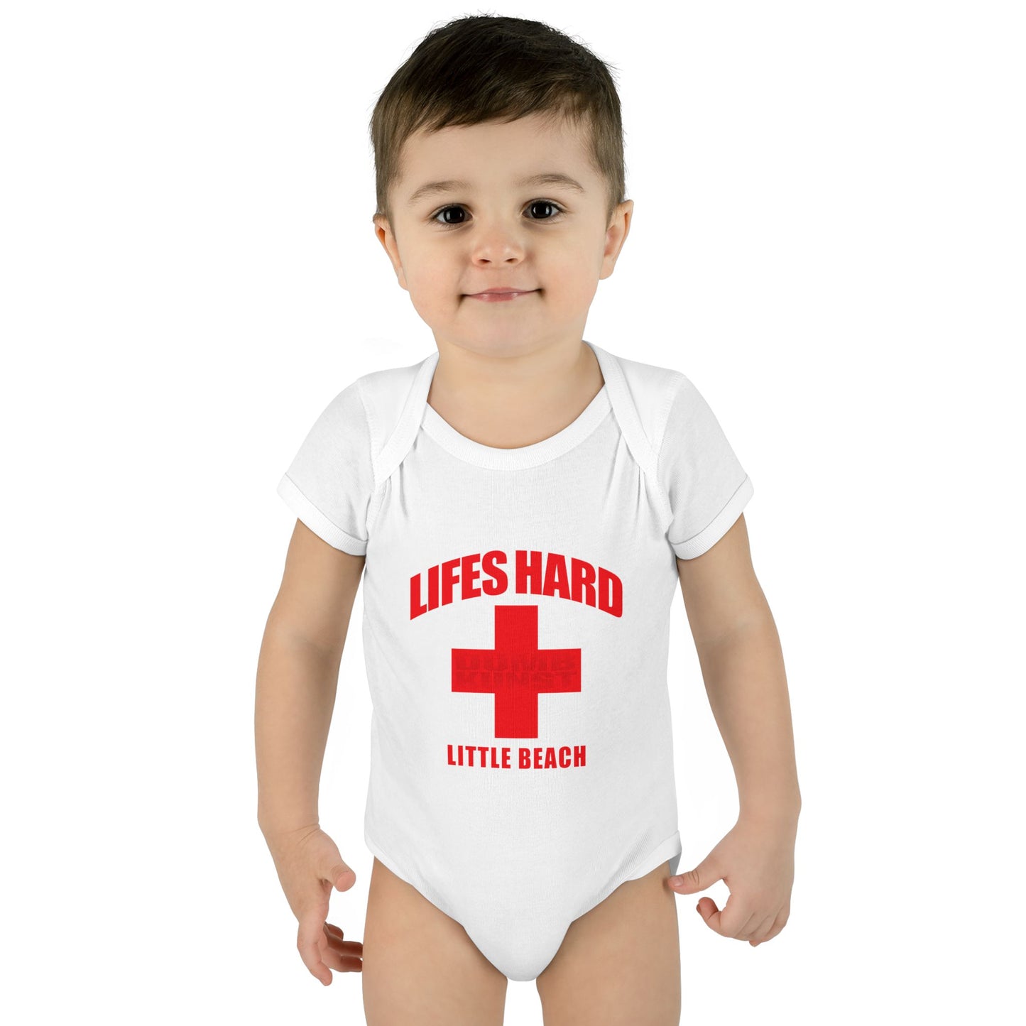DK42: LIFESHARD - Little Beach - Infant Sized Onsie