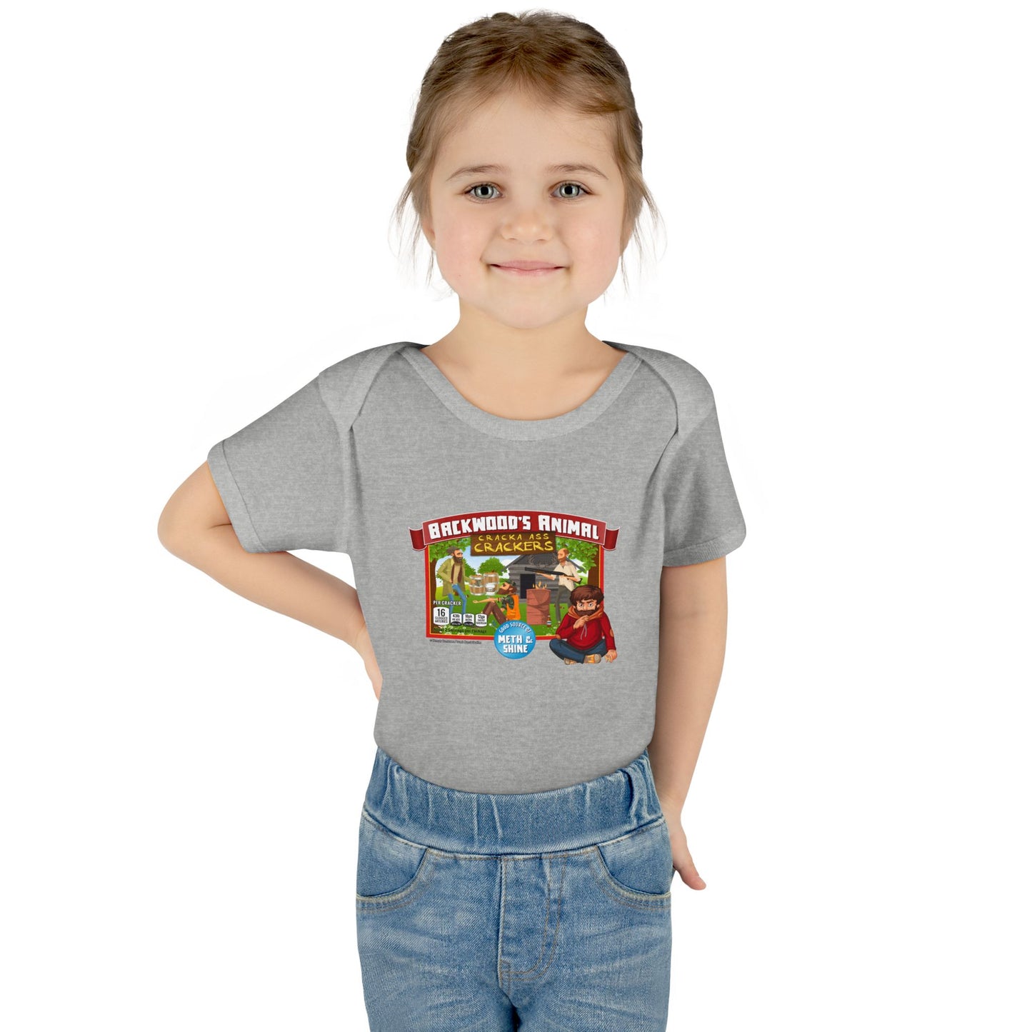 DK77: Animal Cracka' Ass Crackas - Infant Sized Onsie