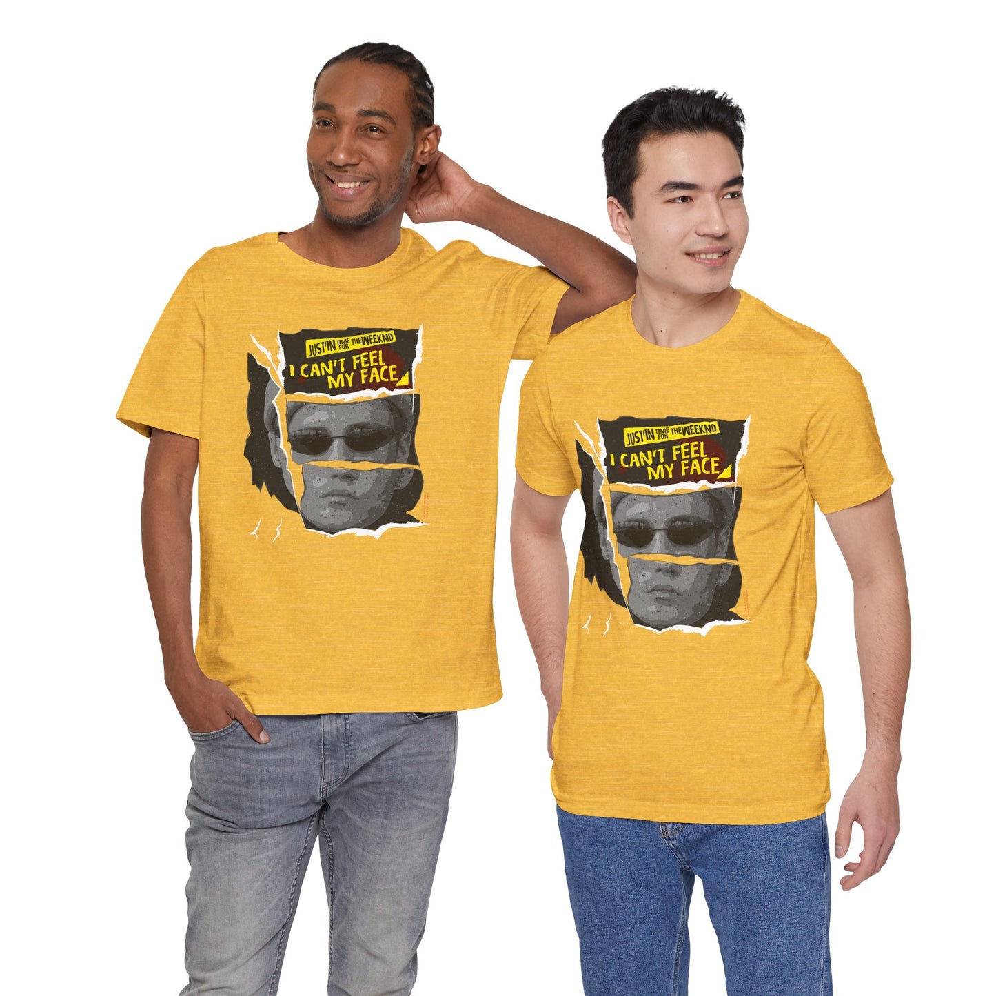 DK202: Can't Feel My Face - Unisex S/S T-Shirt