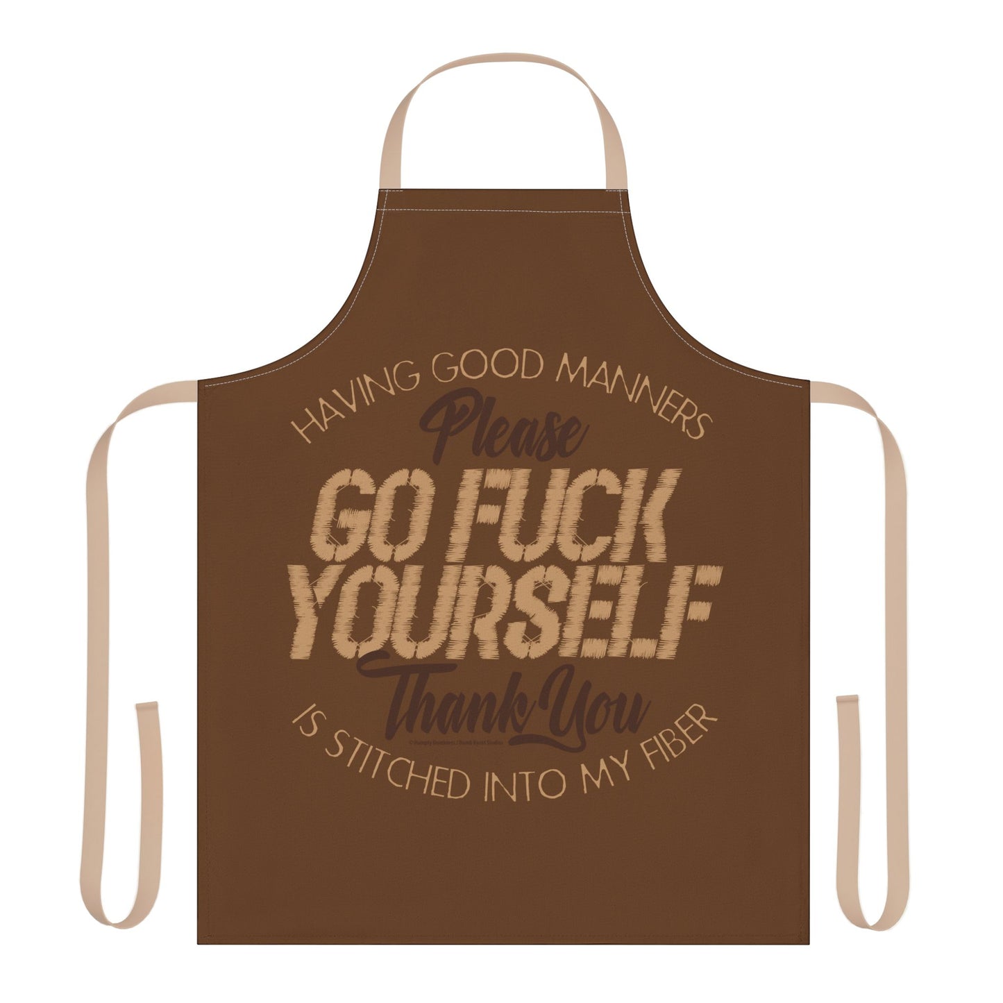 DK90: Please & Thank You (Go Fuck Yourself) - Twill Kitchen Apron