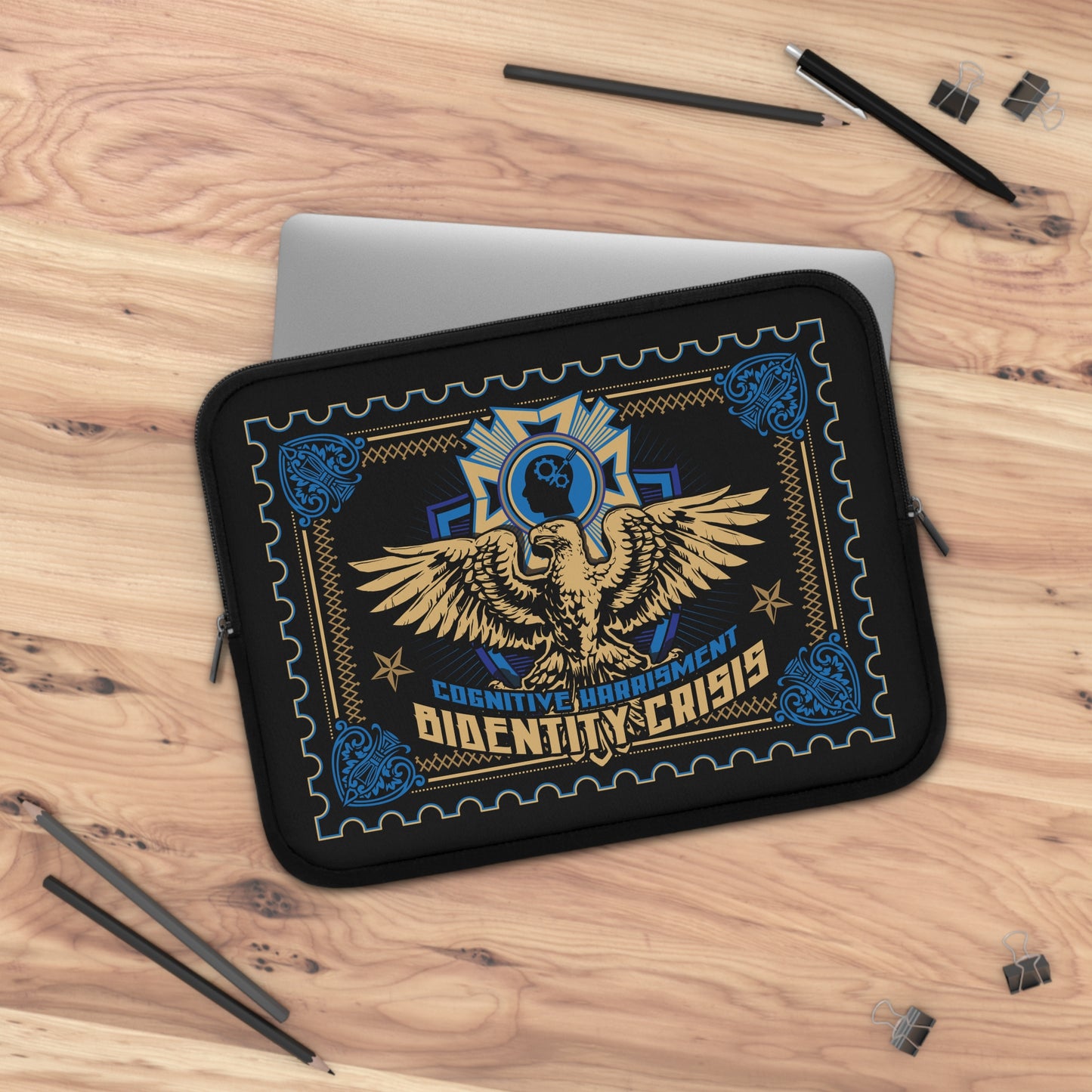 DK12: You Down With O.P.P.? (Bidentity Crisis) - Padded Laptop / Tablet Sleeve