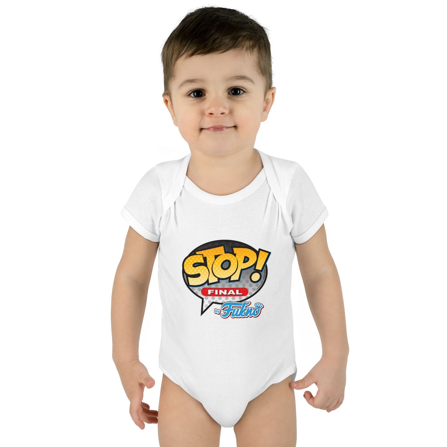 DK103: Stop! by Fukno - Infant Sized Onsie