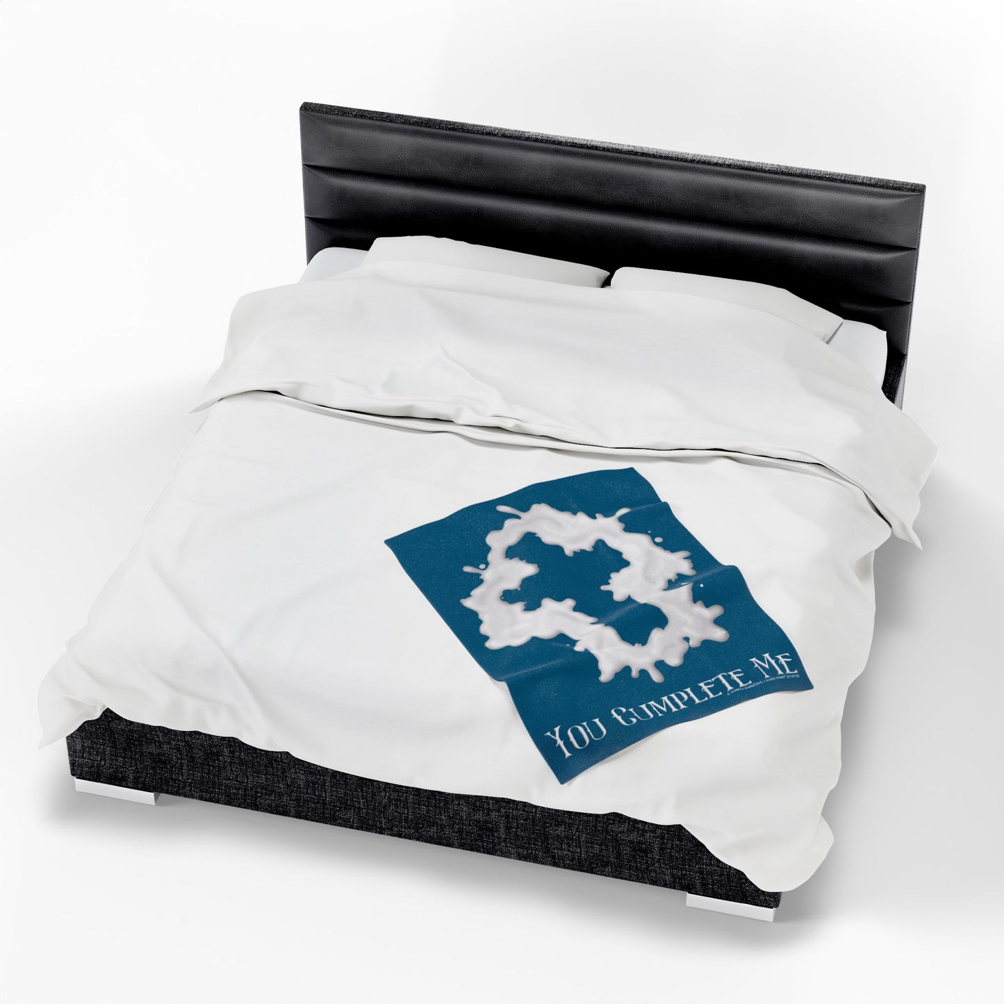 DK38: You Cumplete Me - Velveteen Plush Blanket