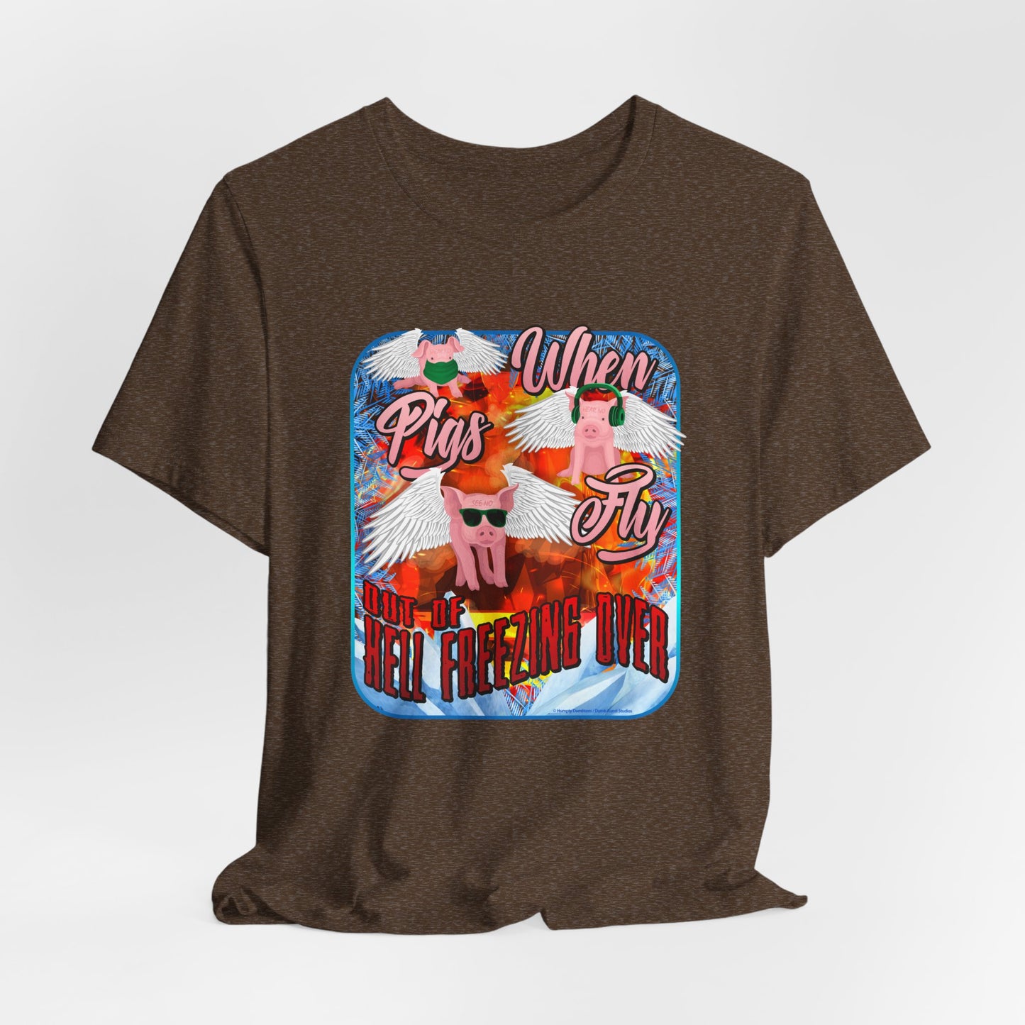 DK191: When Pigs Fly - Unisex S/S T-Shirt