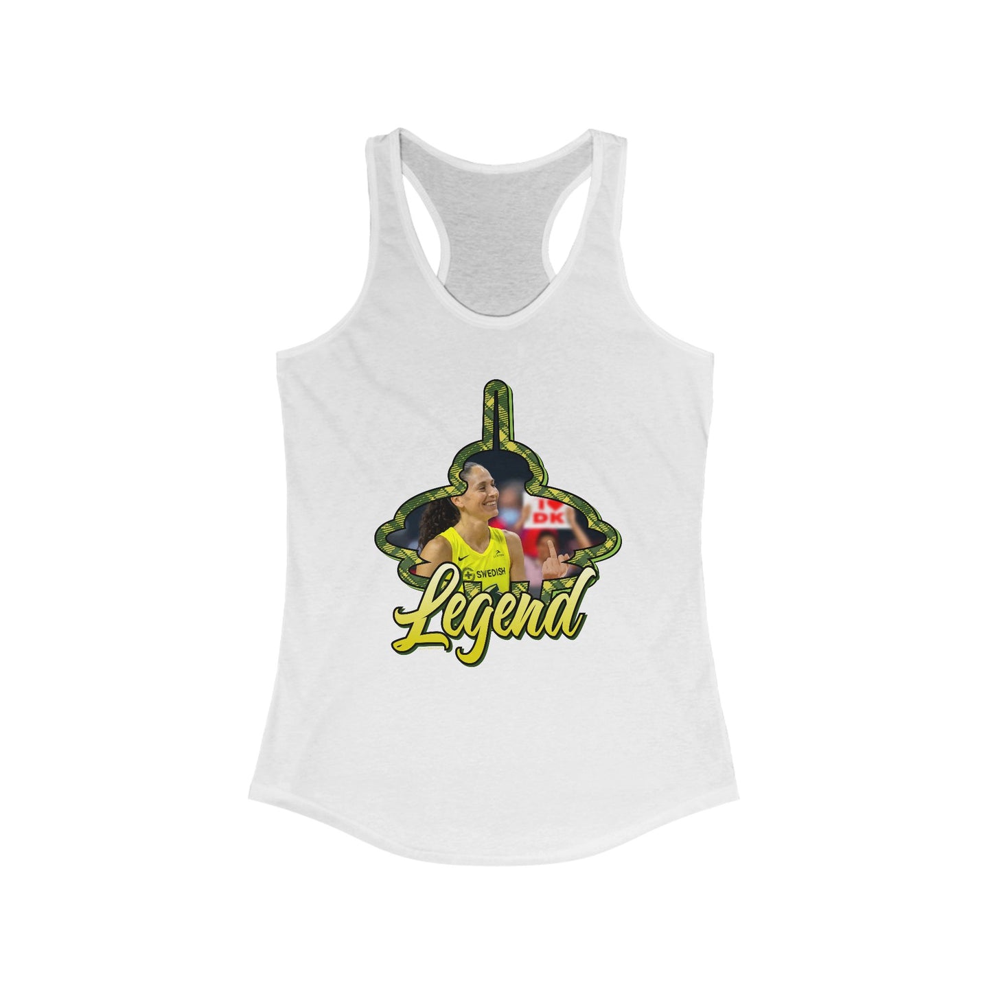 DK33: Give 'em the Bird (Sue Edition) - Ladies Racerback Tank