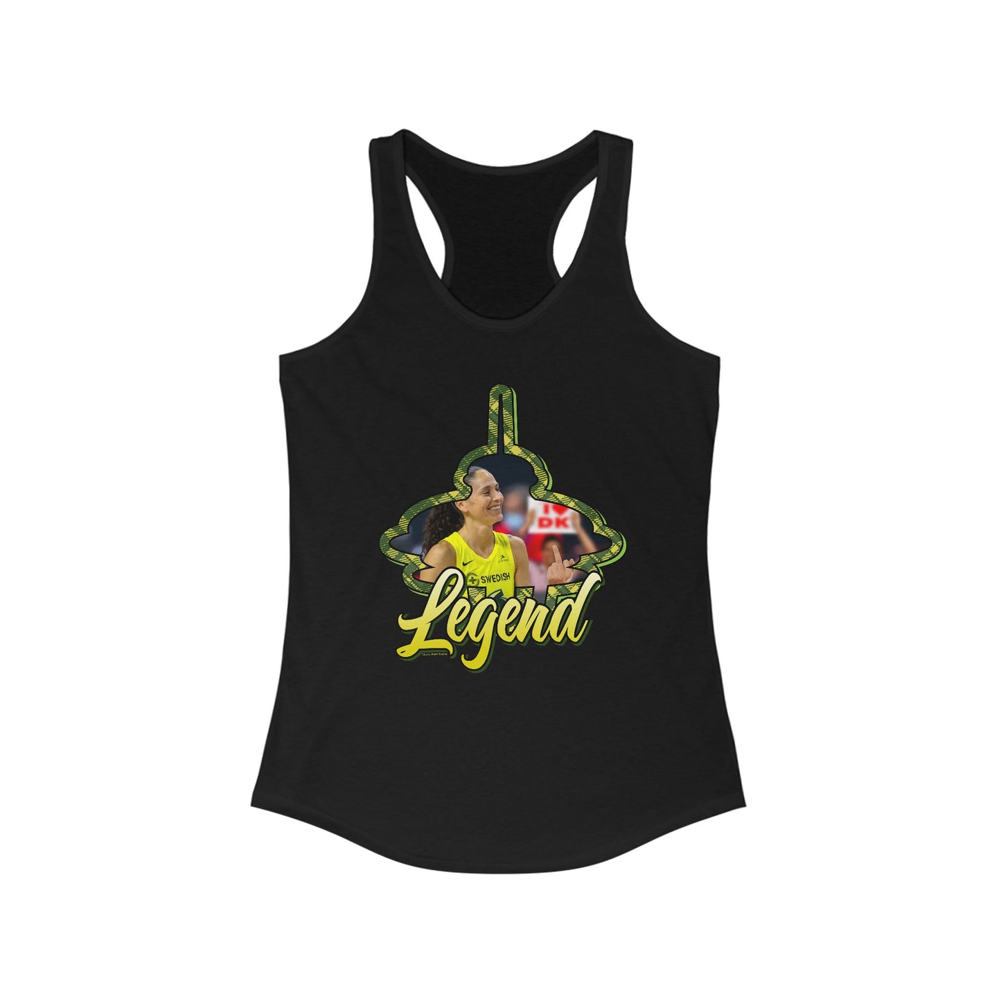 DK33: Give 'em the Bird (Sue Edition) - Ladies Racerback Tank