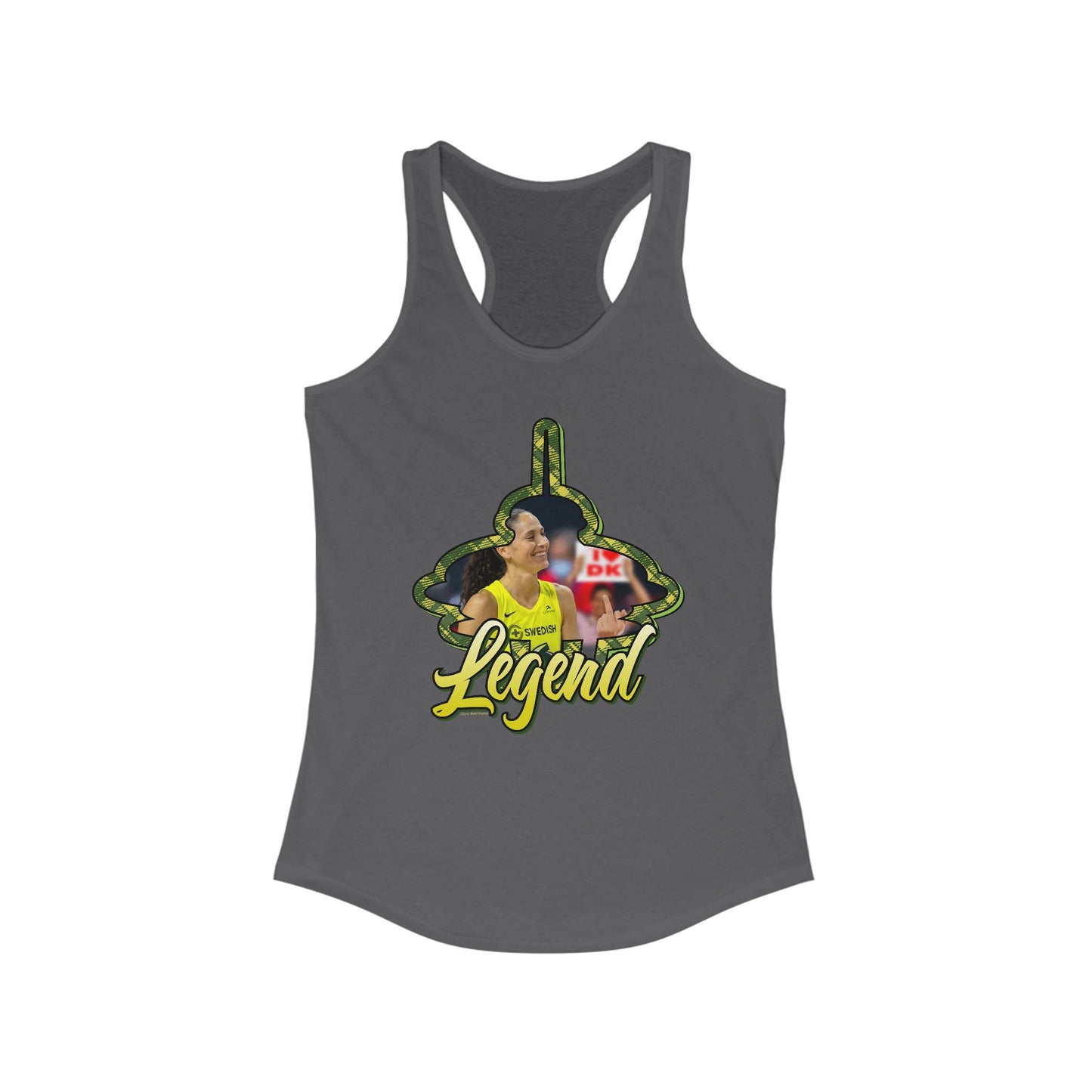 DK33: Give 'em the Bird (Sue Edition) - Ladies Racerback Tank