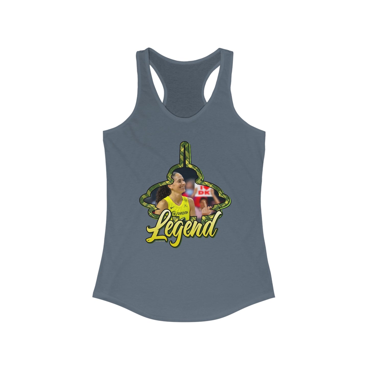 DK33: Give 'em the Bird (Sue Edition) - Ladies Racerback Tank