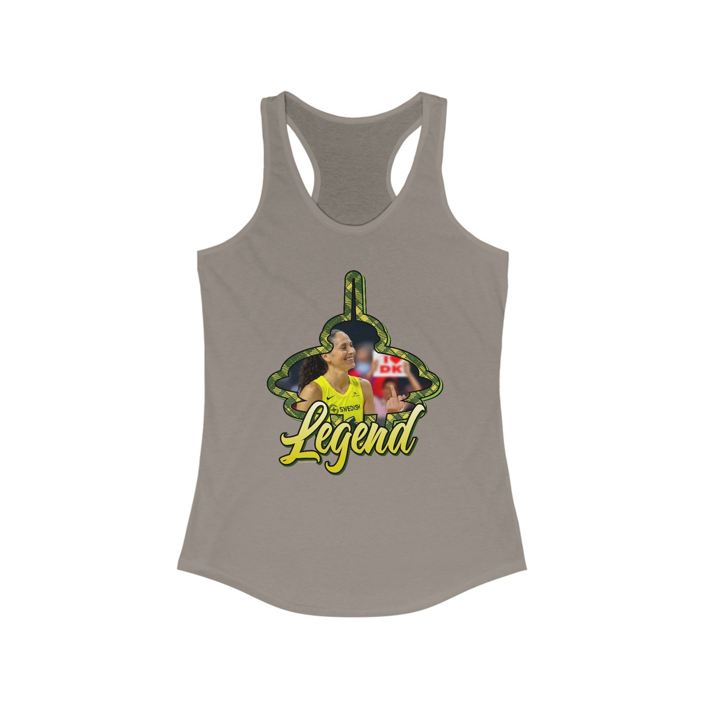 DK33: Give 'em the Bird (Sue Edition) - Ladies Racerback Tank