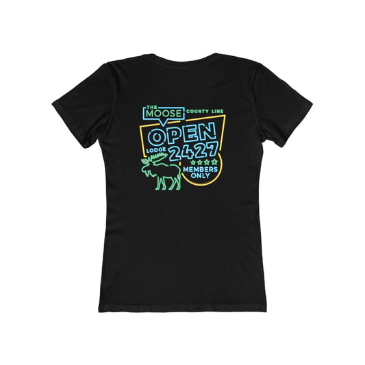 Moose Lodge 2427 - Moose Open 2427 - Women's T-Shirt (Front & Back Print)