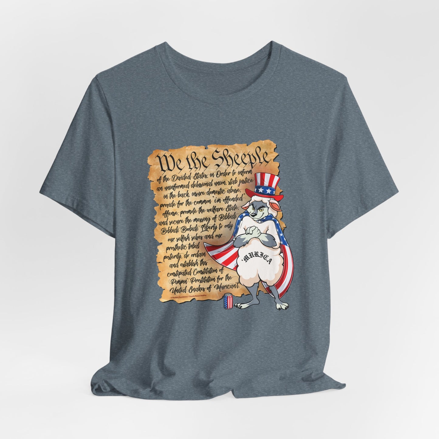 DK216: We The Sheeple - Unisex S/S T-Shirt