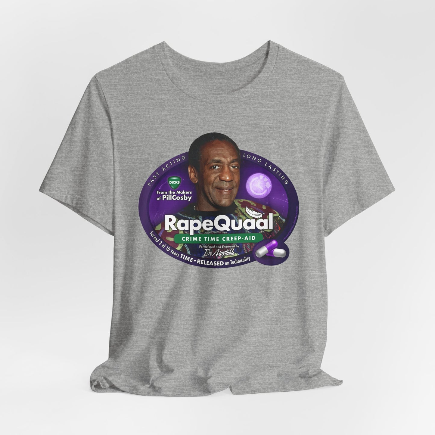 DK102: RapeQuaal by Pill Cosby - Unisex S/S T-Shirt
