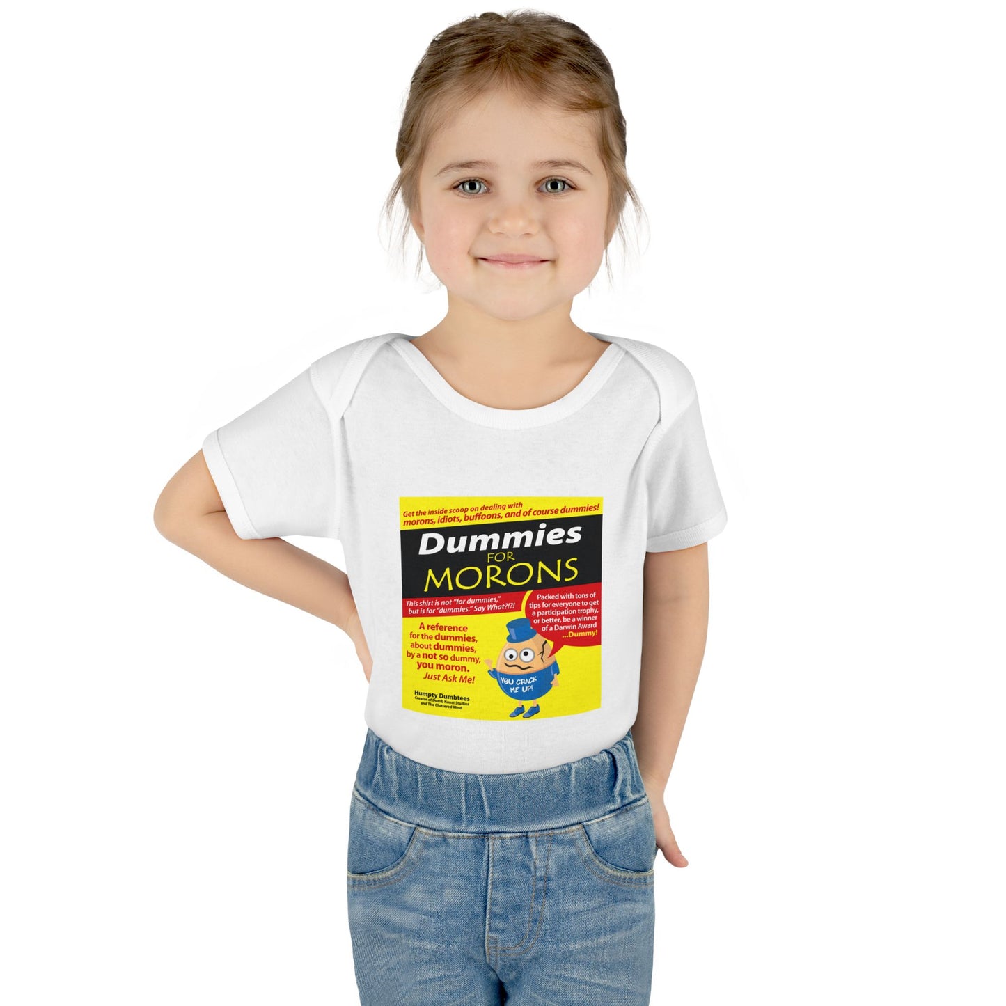 DK111: Dummies For Morons - Infant Sized Onsie