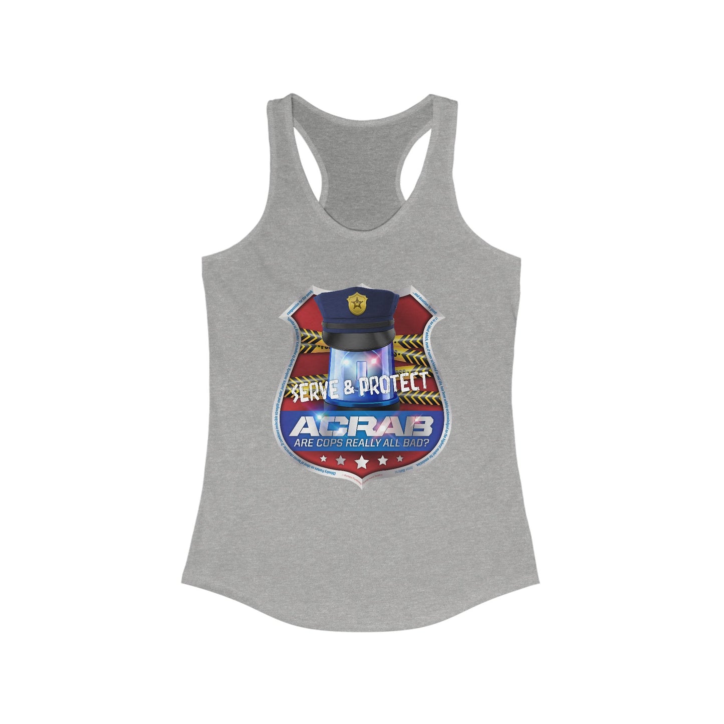DK210: A.C.A.B. (Cops Edition) - Ladies Raceback Tank