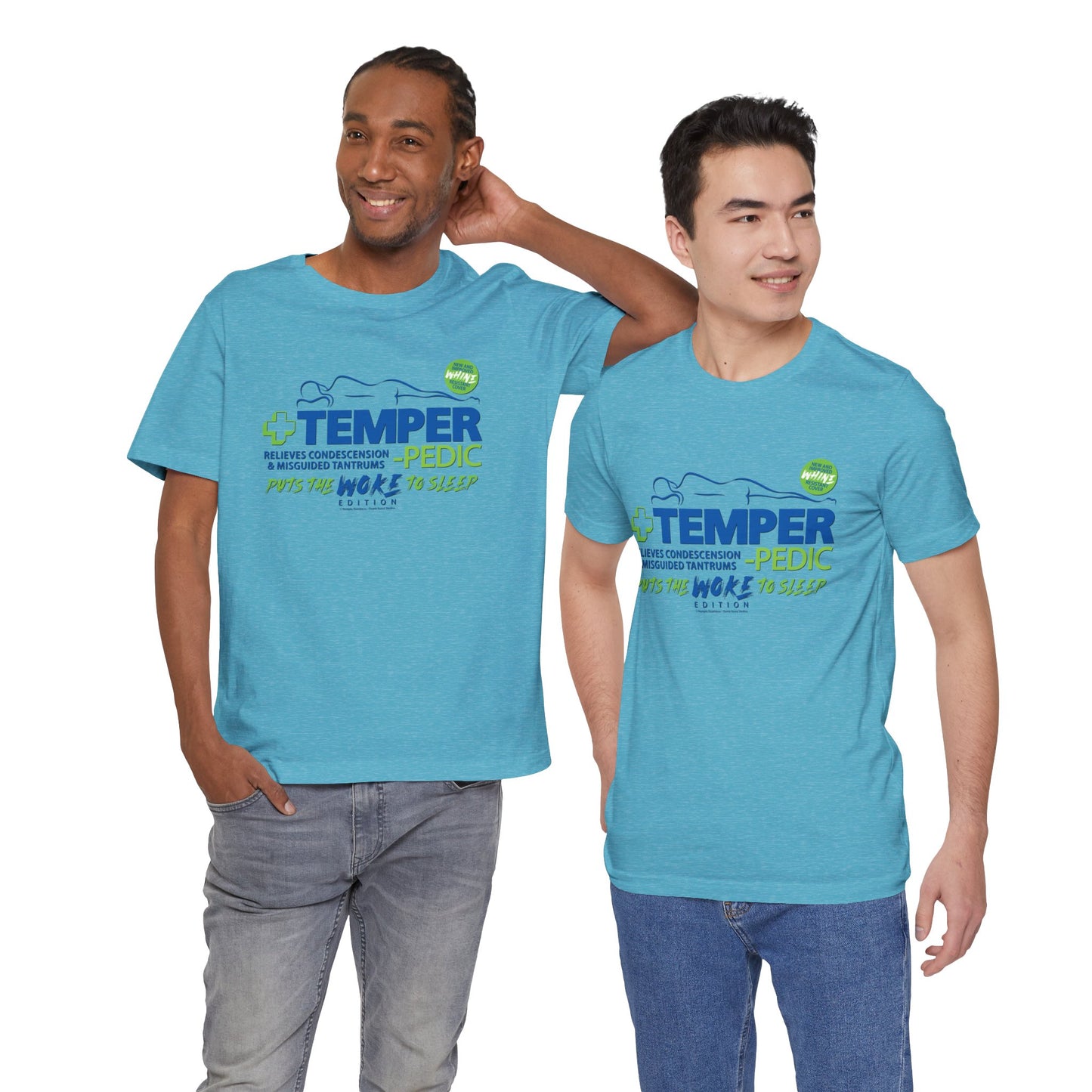 DK185: Temper-pedic - Unisex S/S T-Shirt