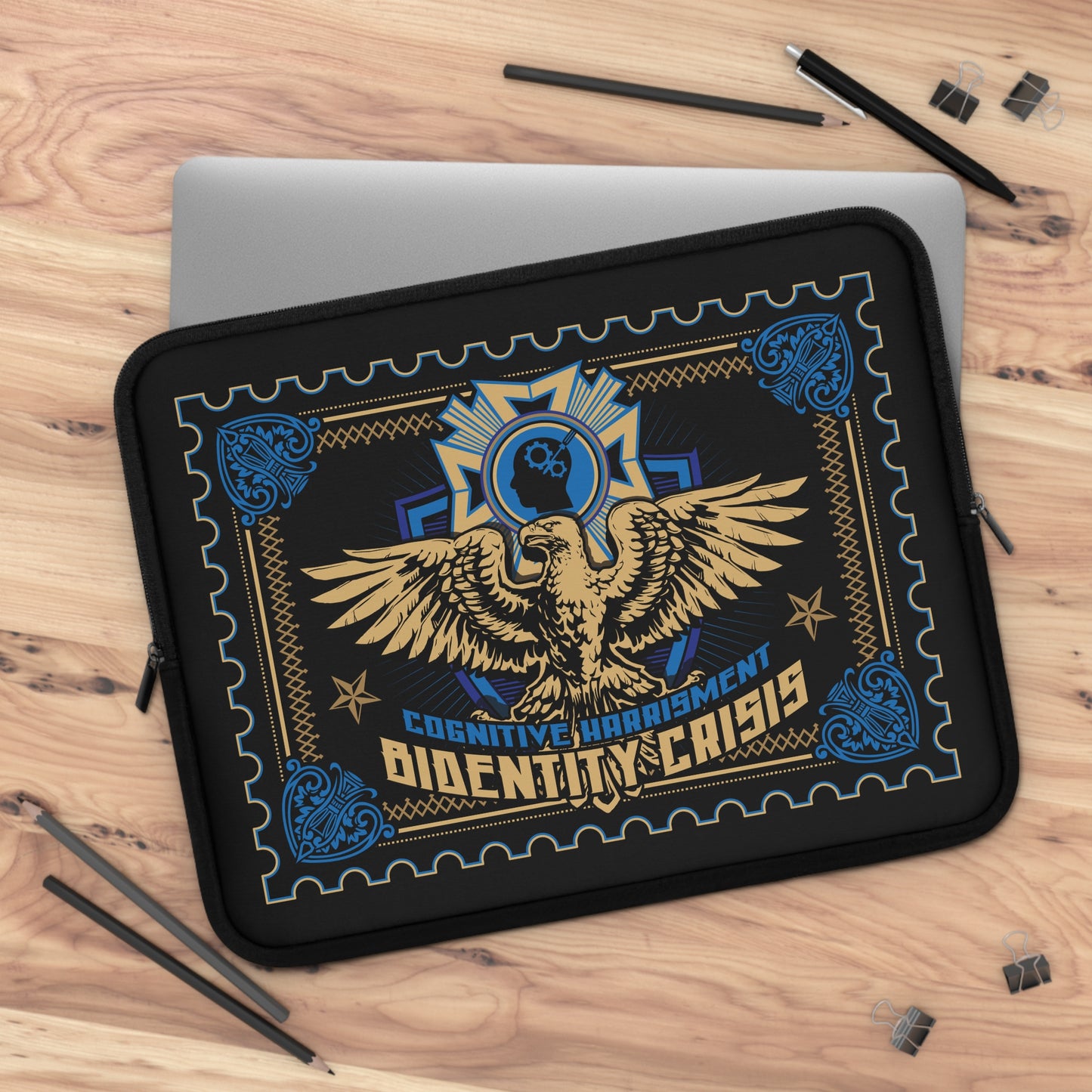 DK12: You Down With O.P.P.? (Bidentity Crisis) - Padded Laptop / Tablet Sleeve