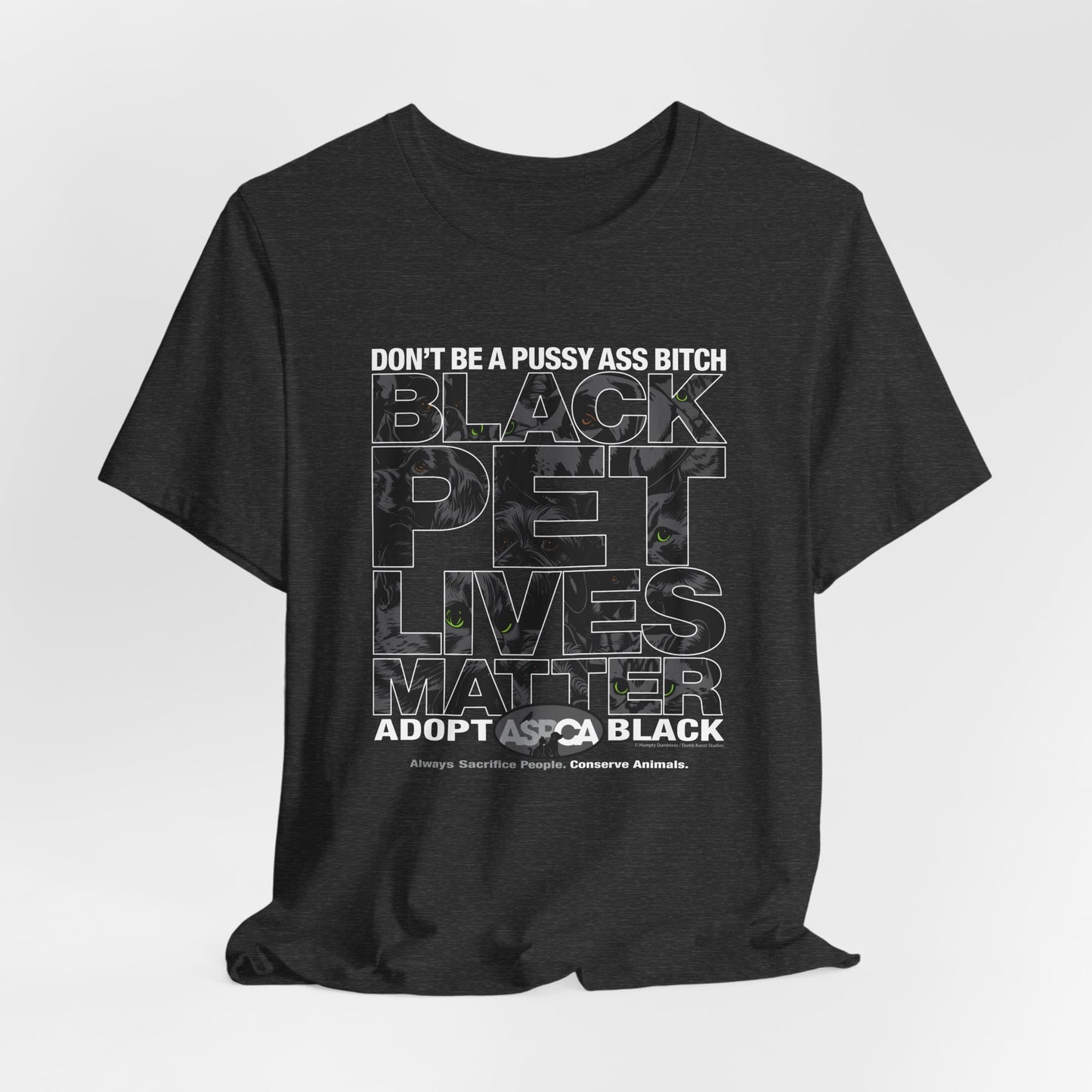 DK219: ASPCA (Black Pet Edition) - Unisex S/S T-Shirt