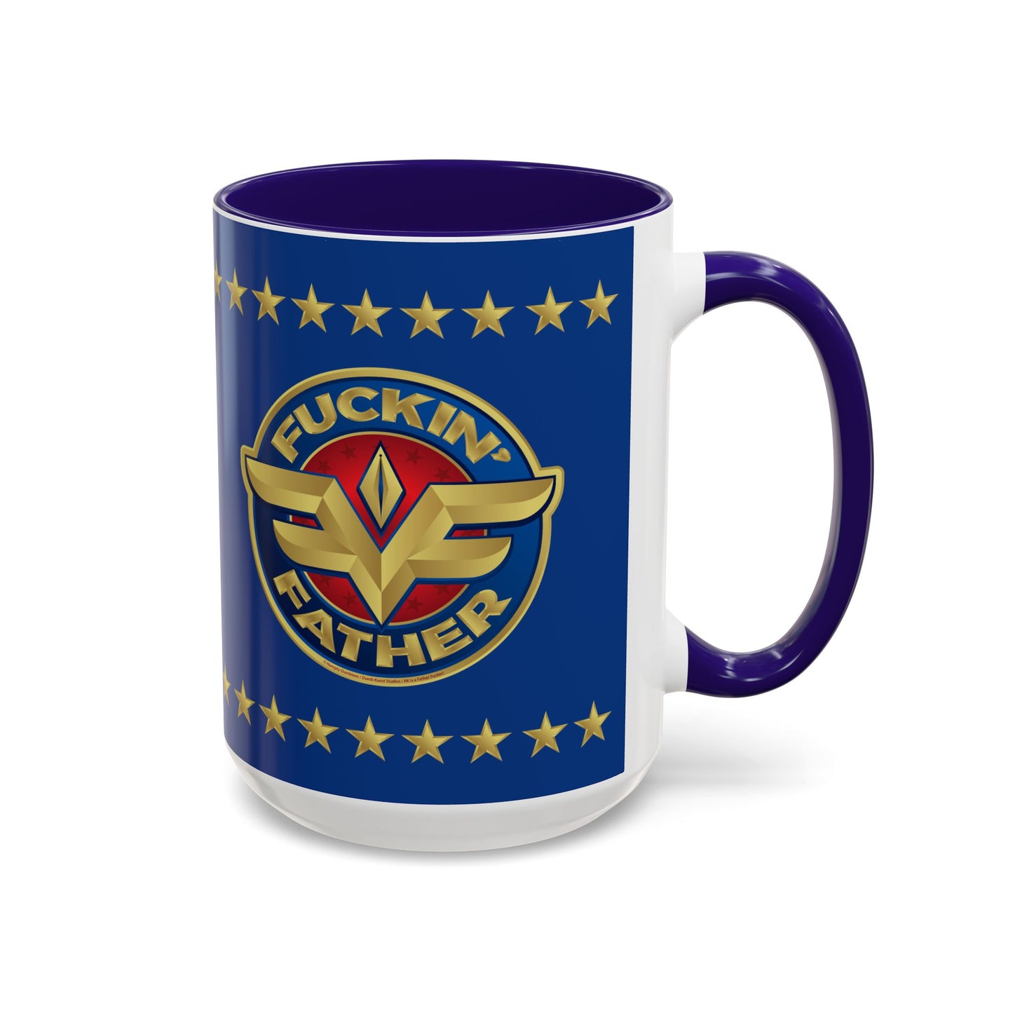 DK234: MF'in Fatherfuckers (HIS Edition) - Ceramic Coffee Mugs