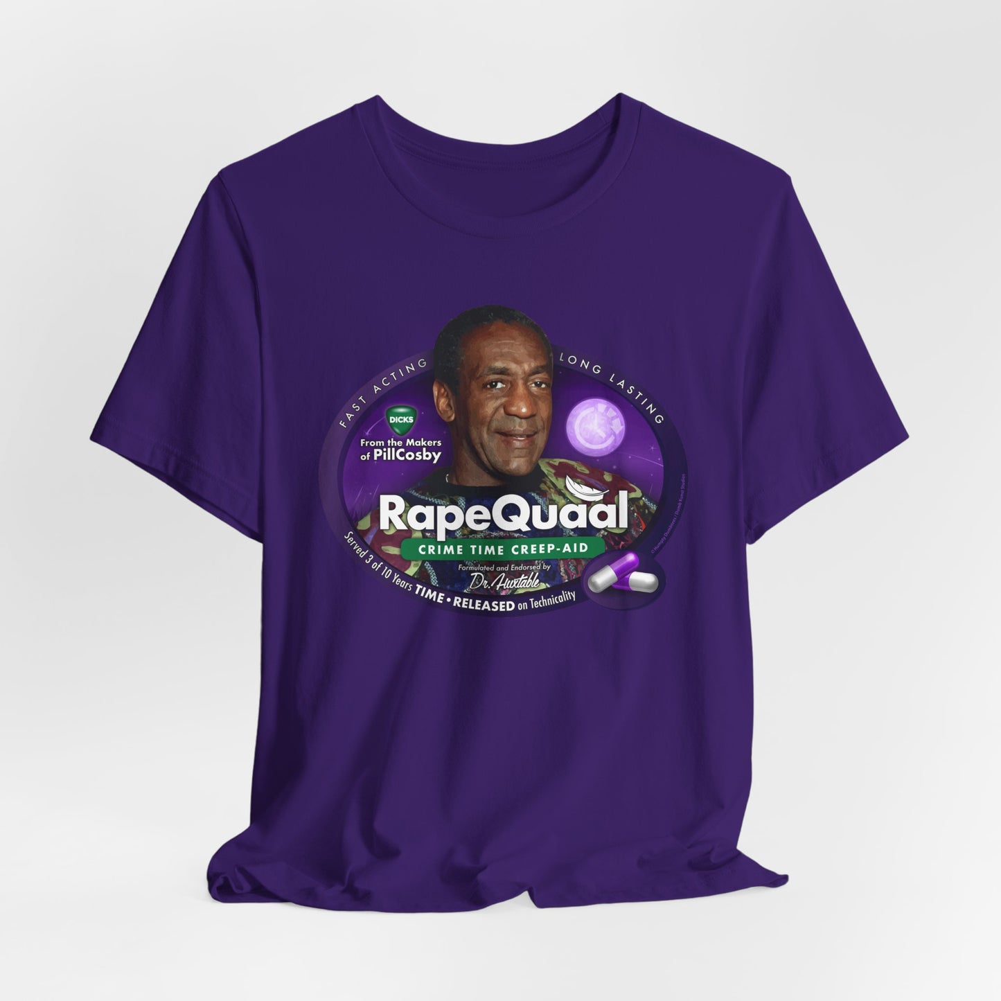 DK102: RapeQuaal by Pill Cosby - Unisex S/S T-Shirt