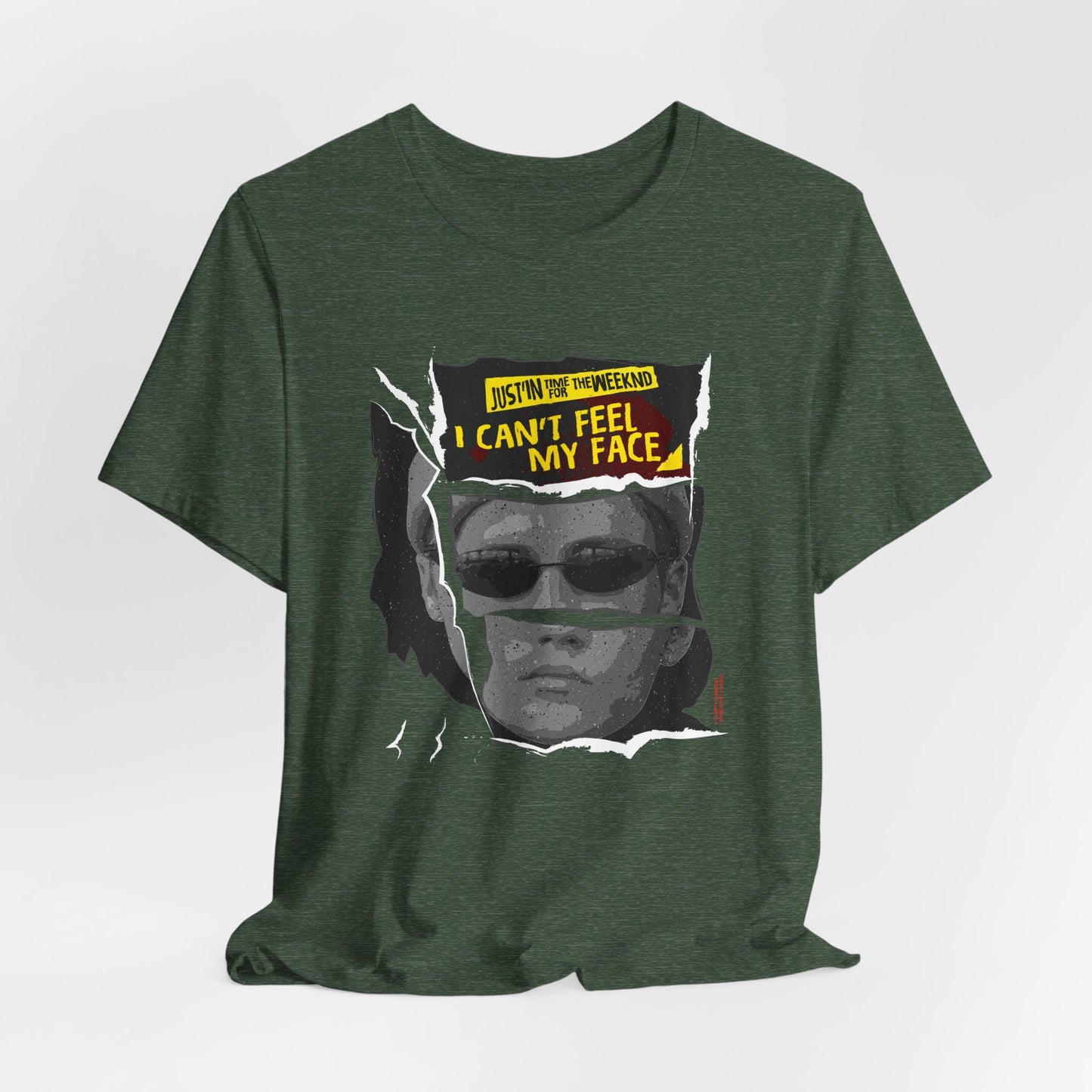 DK202: Can't Feel My Face - Unisex S/S T-Shirt