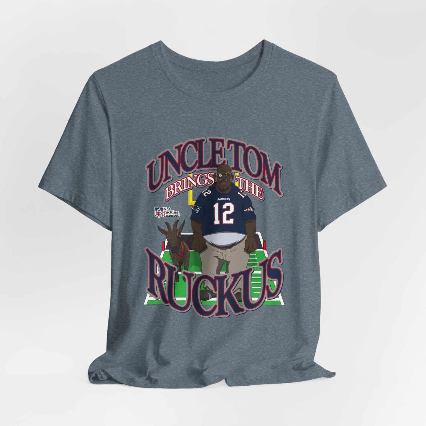 DK112: Uncle Tom Ruckus (New England Edition) - Unisex S/S T-Shirt