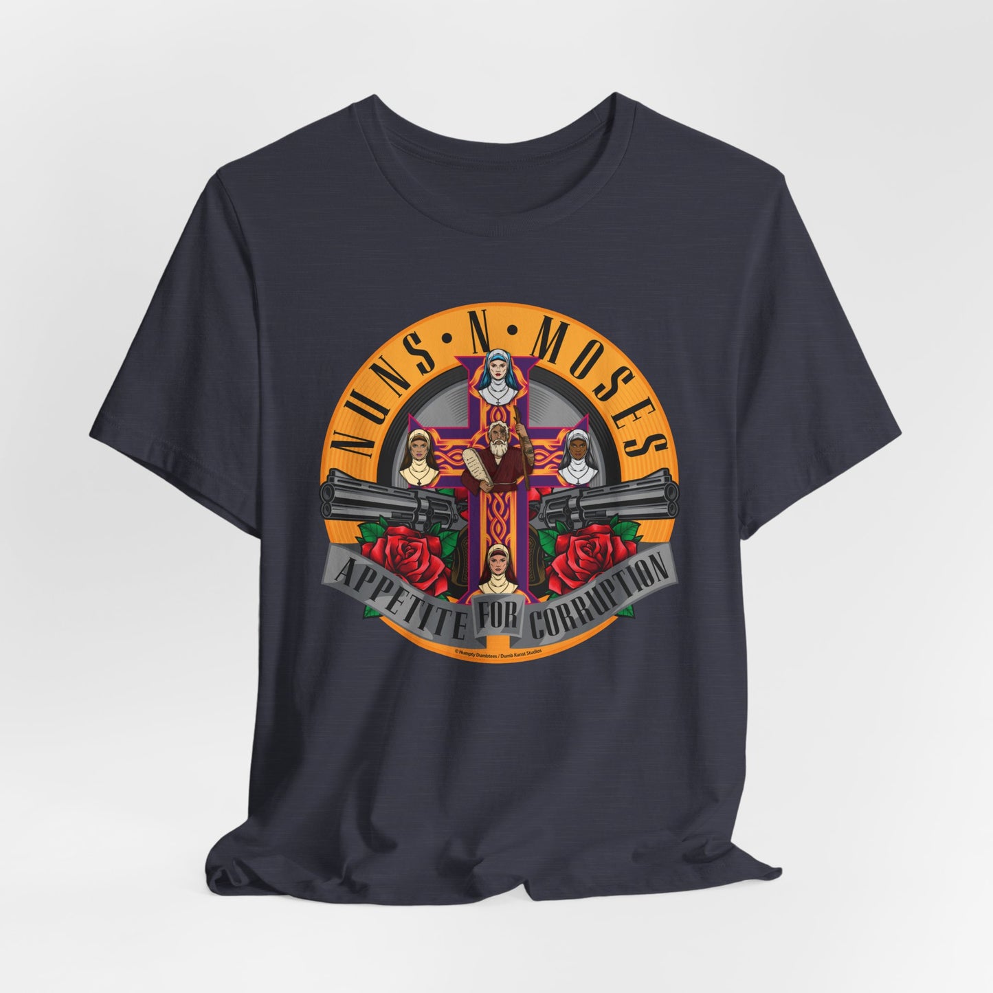 DK237: Puns-N-Doses (Nuns-N-Moses Edition) - Unisex S/S T-Shirt