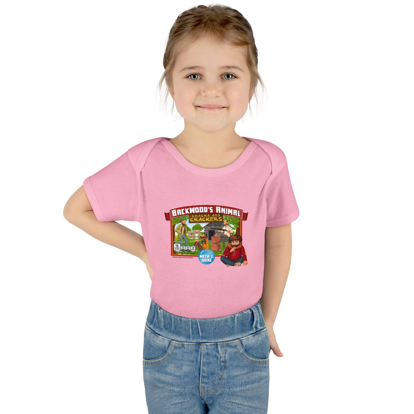 DK77: Animal Cracka' Ass Crackas - Infant Sized Onsie
