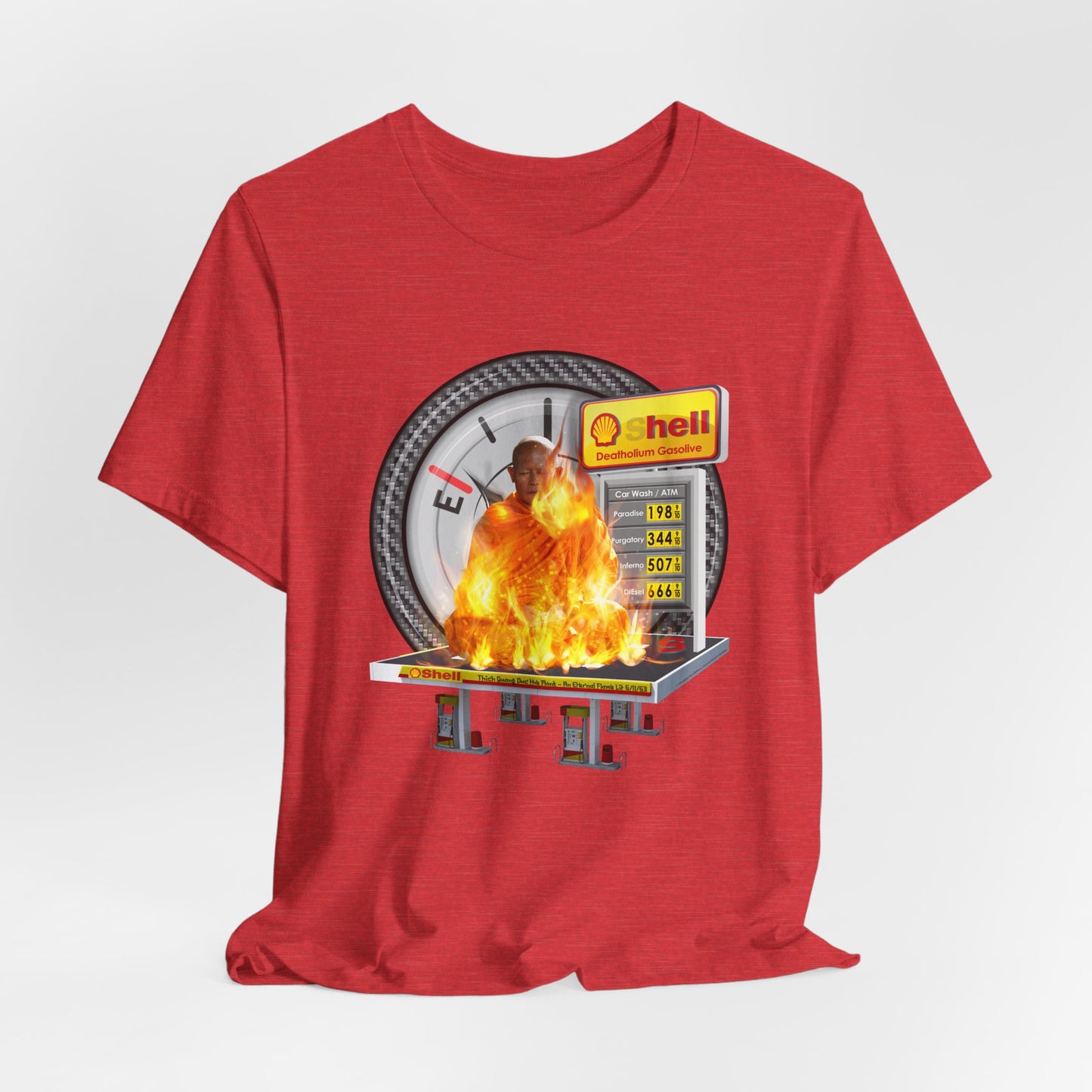 DK93: Deatholium Gasolive (sHELL Edition) - Unisex S/S T-Shirt